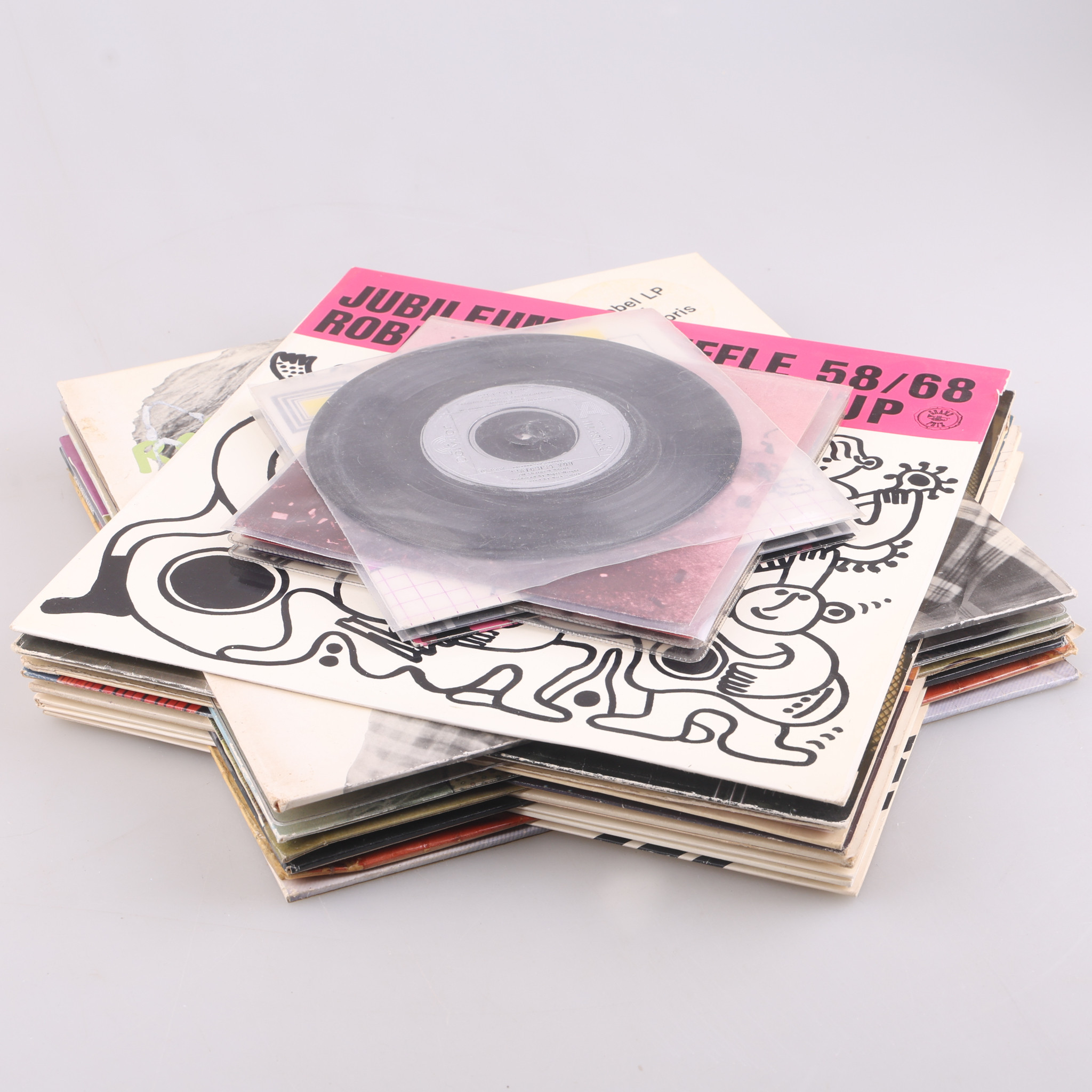 VINYLSKIVOR m.m, 22 stycken, blandade artister.