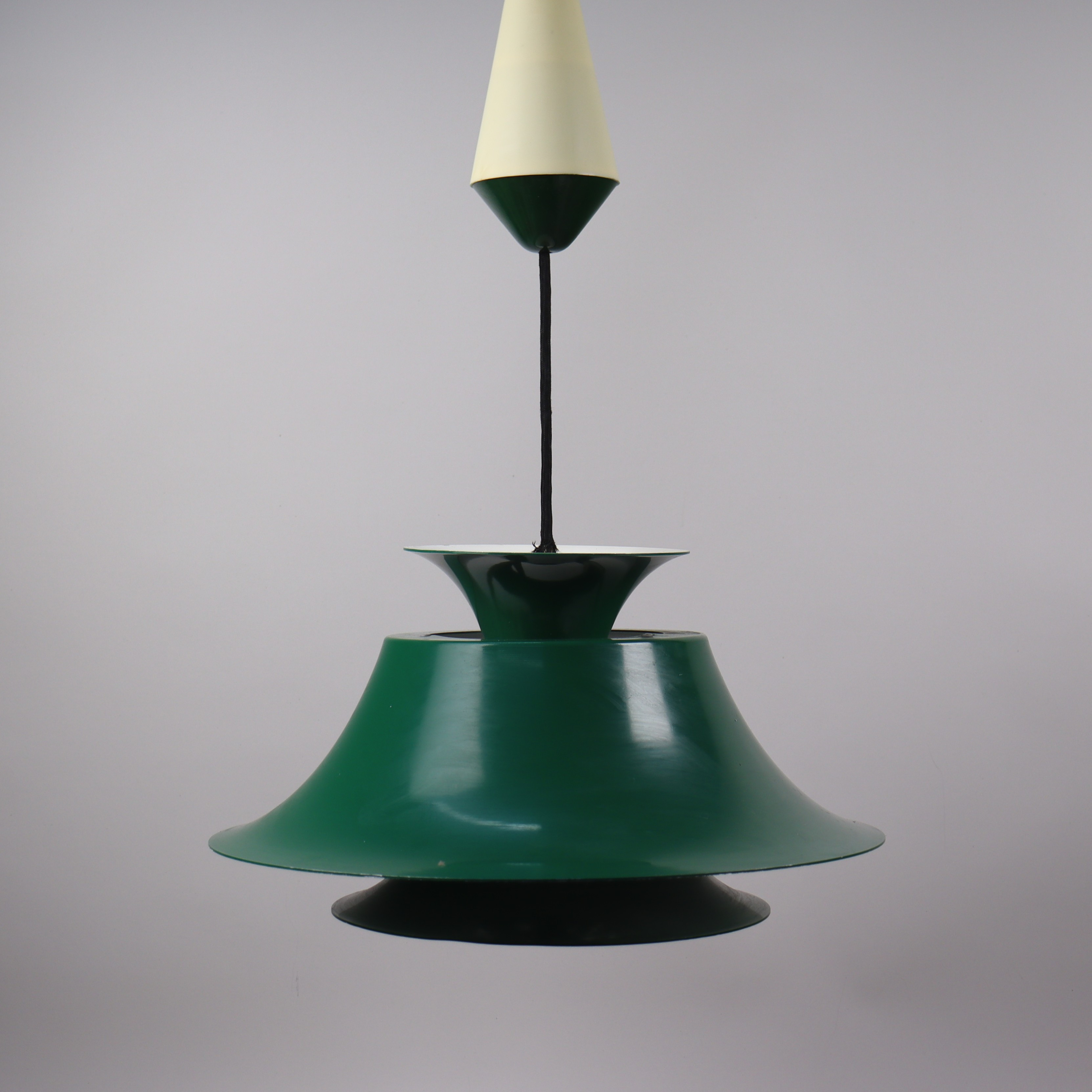 ERIK BALSLEV. Fog & Mørup, Danmark, taklampa, 1960-tal.