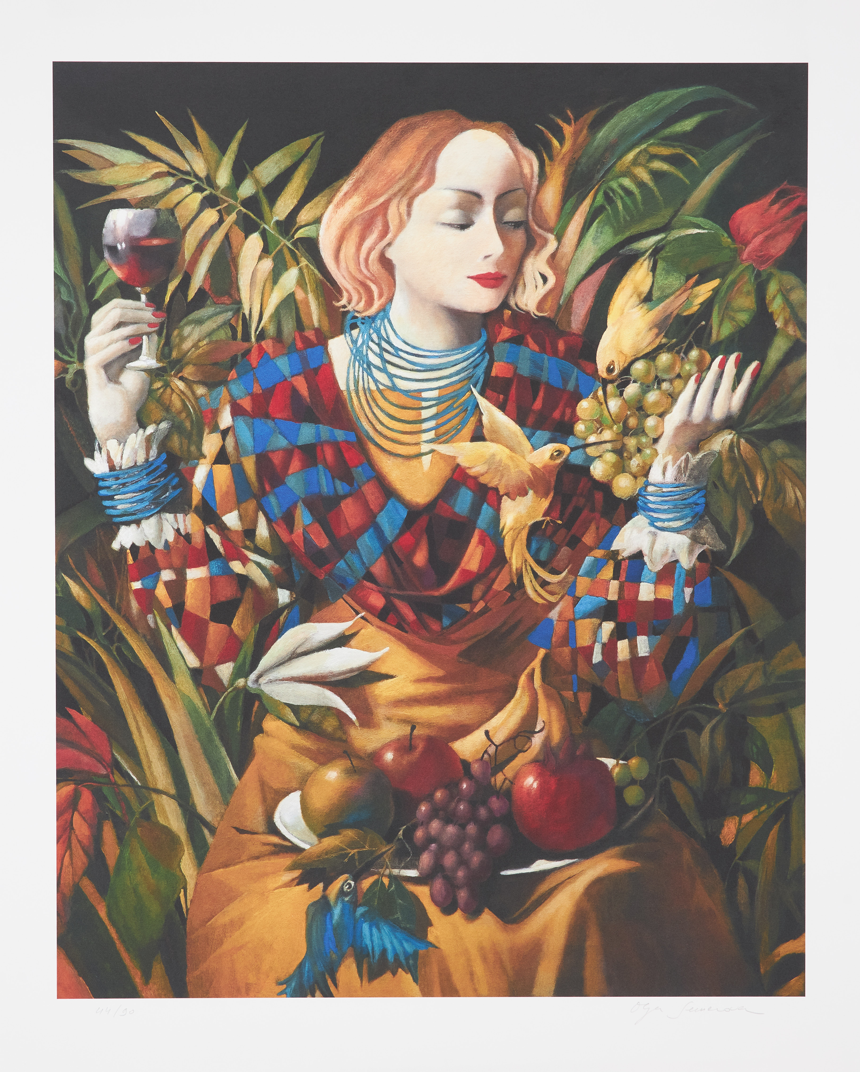 OLGA SEMENOVA. "Connoisseur", pigment print, signerad och numrerad 44/90.