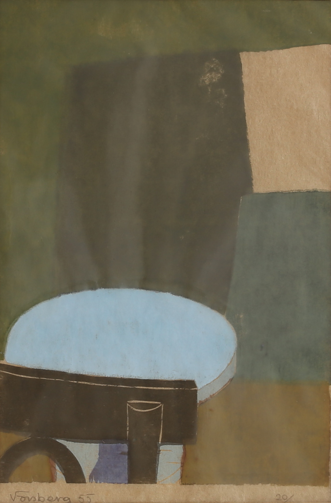 VIKING FORSBERG. Färgträsnitt, signerad och numrerad .