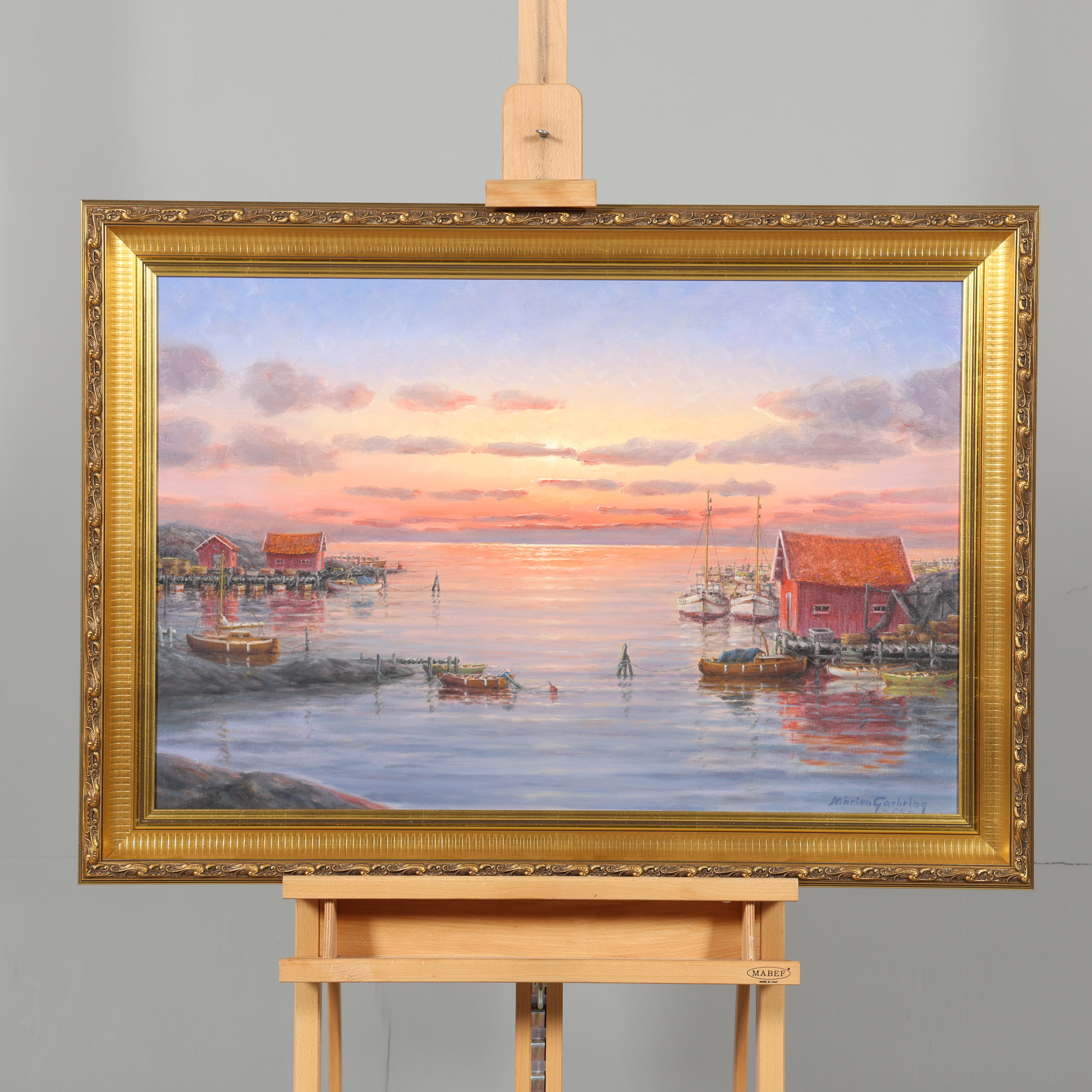 MÅRTEN GARBRING. OLJA PÅ DUK, Signerad samt daterad.