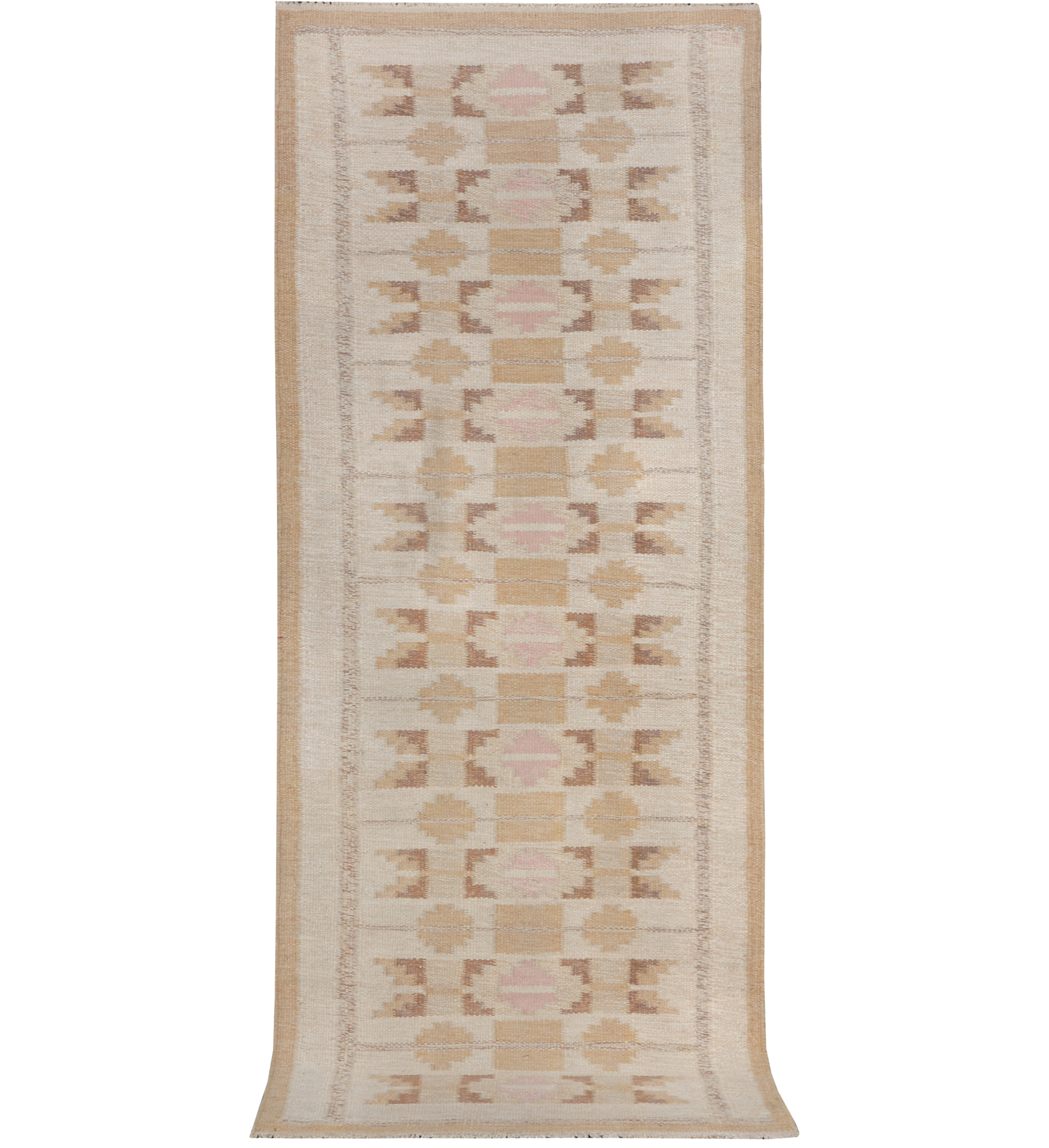 INGEGERD SILOW. Matta, röllakan, 240x88 cm.