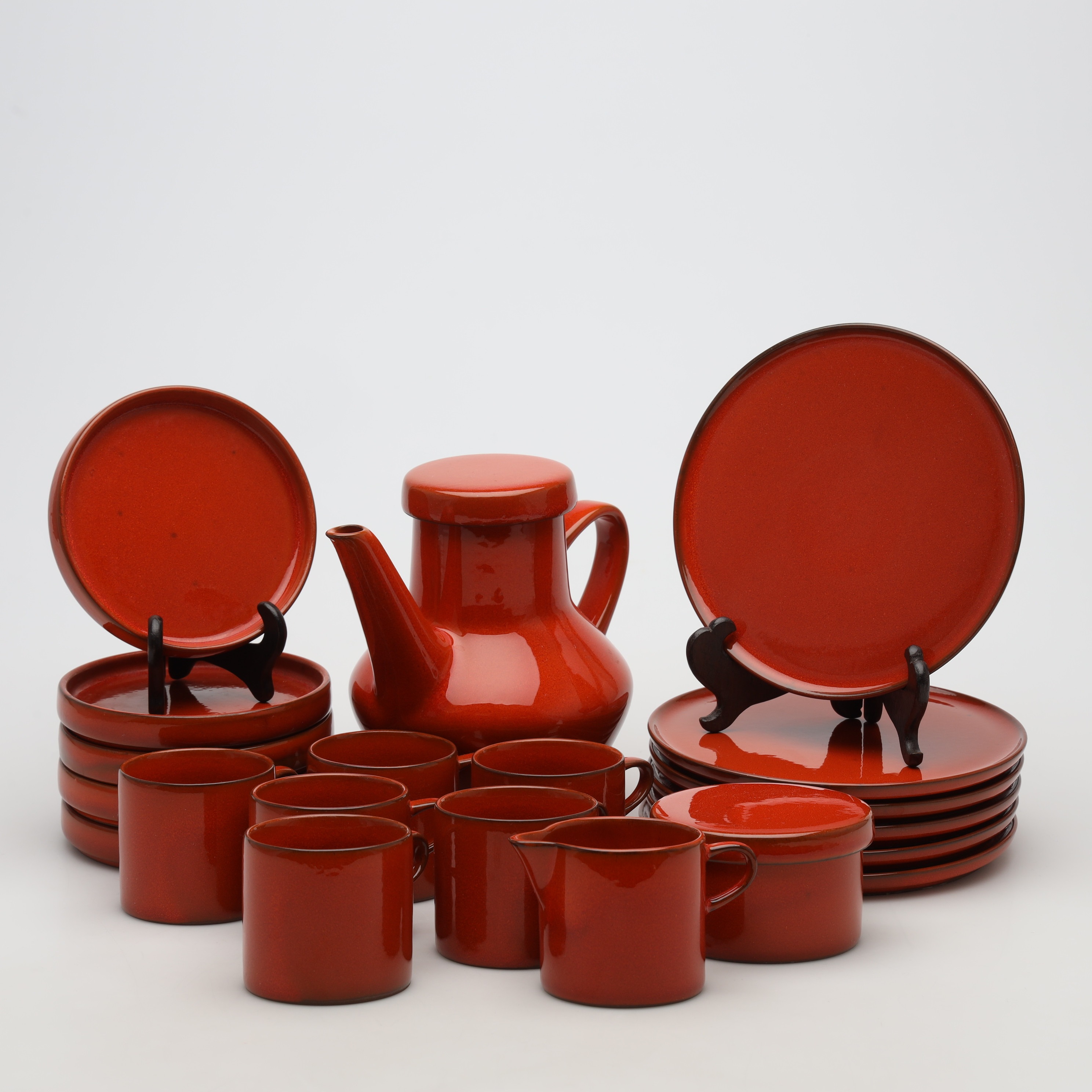 KAFFESERVIS, 20 delar, keramik, Ceracron, Melitta, Tyskland.