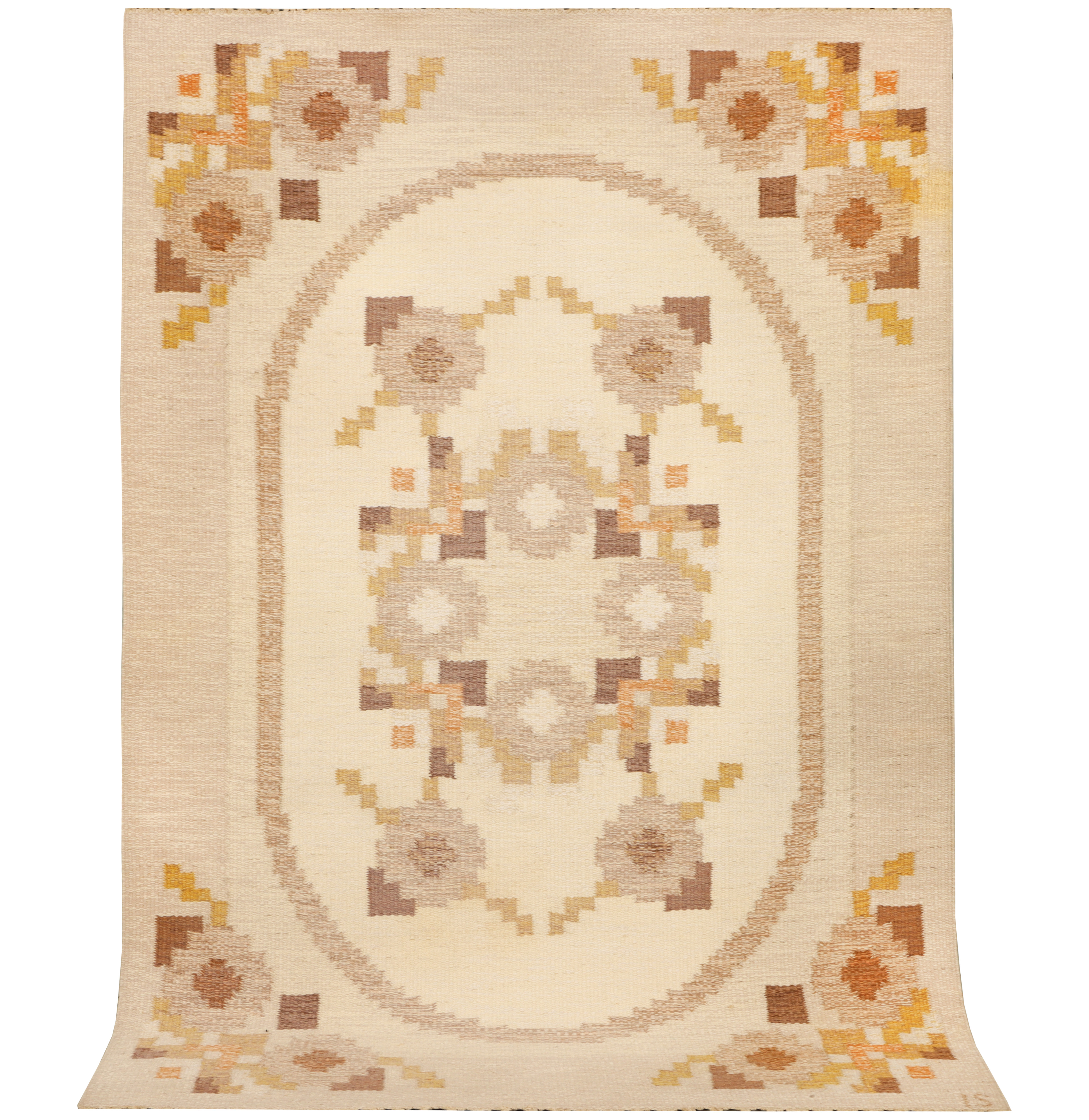 INGEGERD SILOW. Matta, röllakan, 208x154 cm.