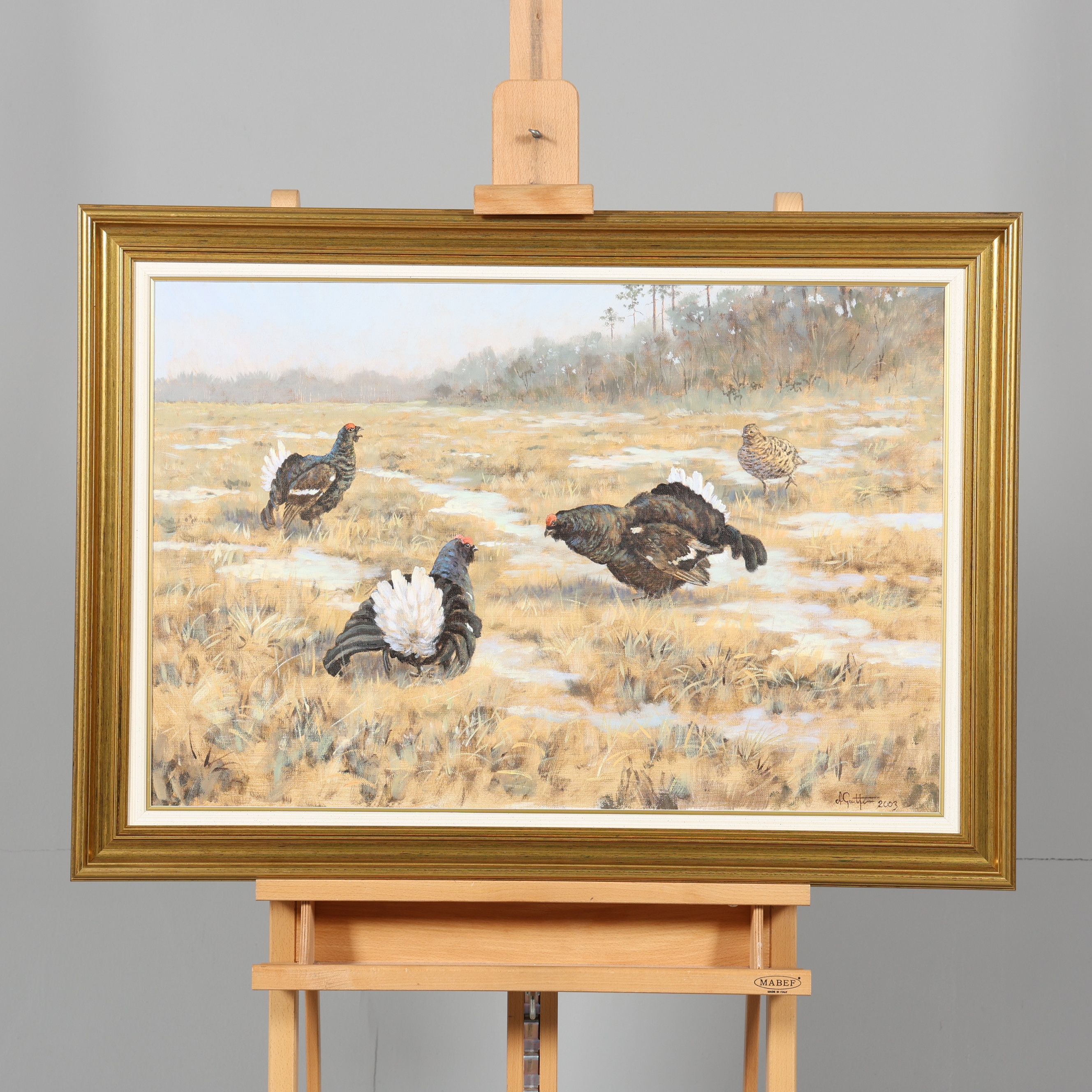 ANDERS GUSTAFSSON. OLJA PÅ DUK, Signerad samt daterad 2003.