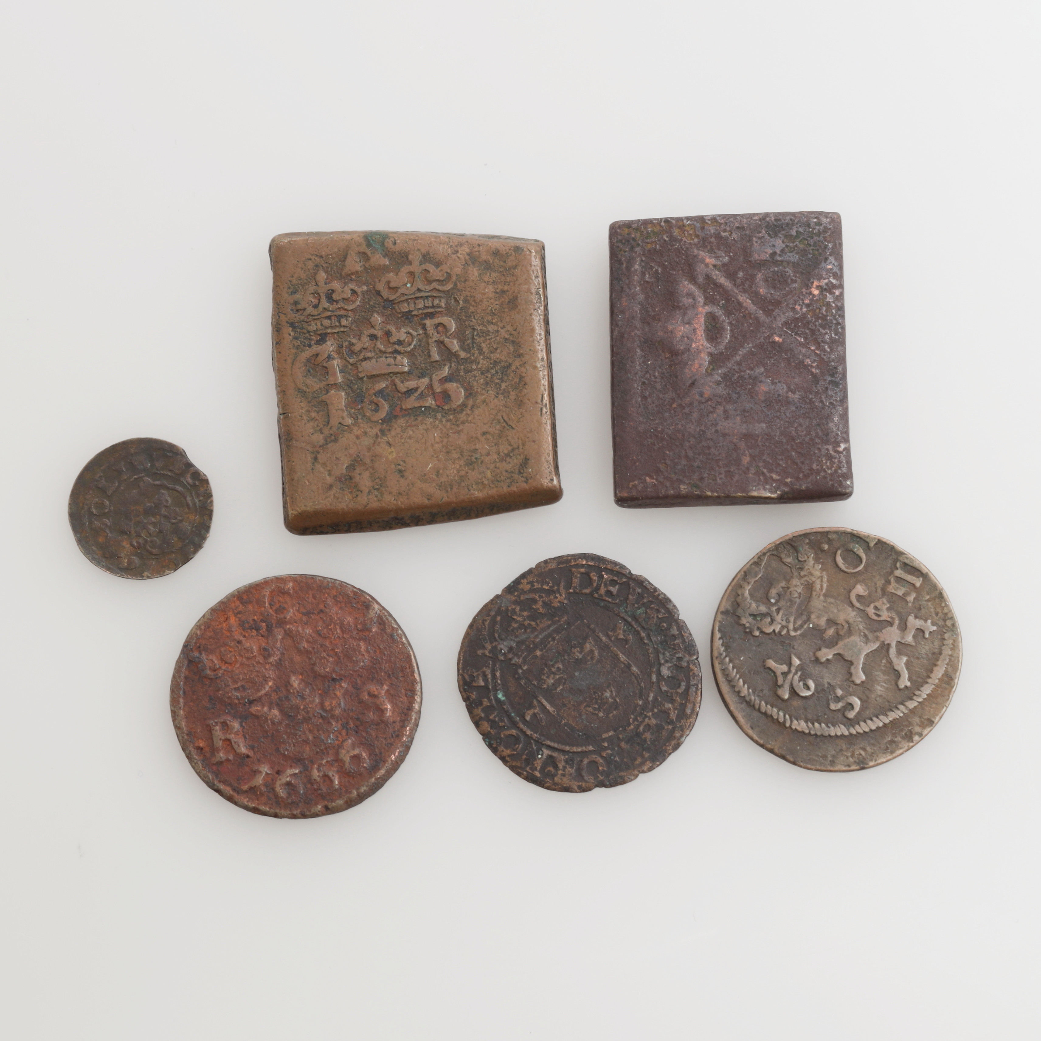 MYNT, 6 st, Sverige, 1500/1600-tal.