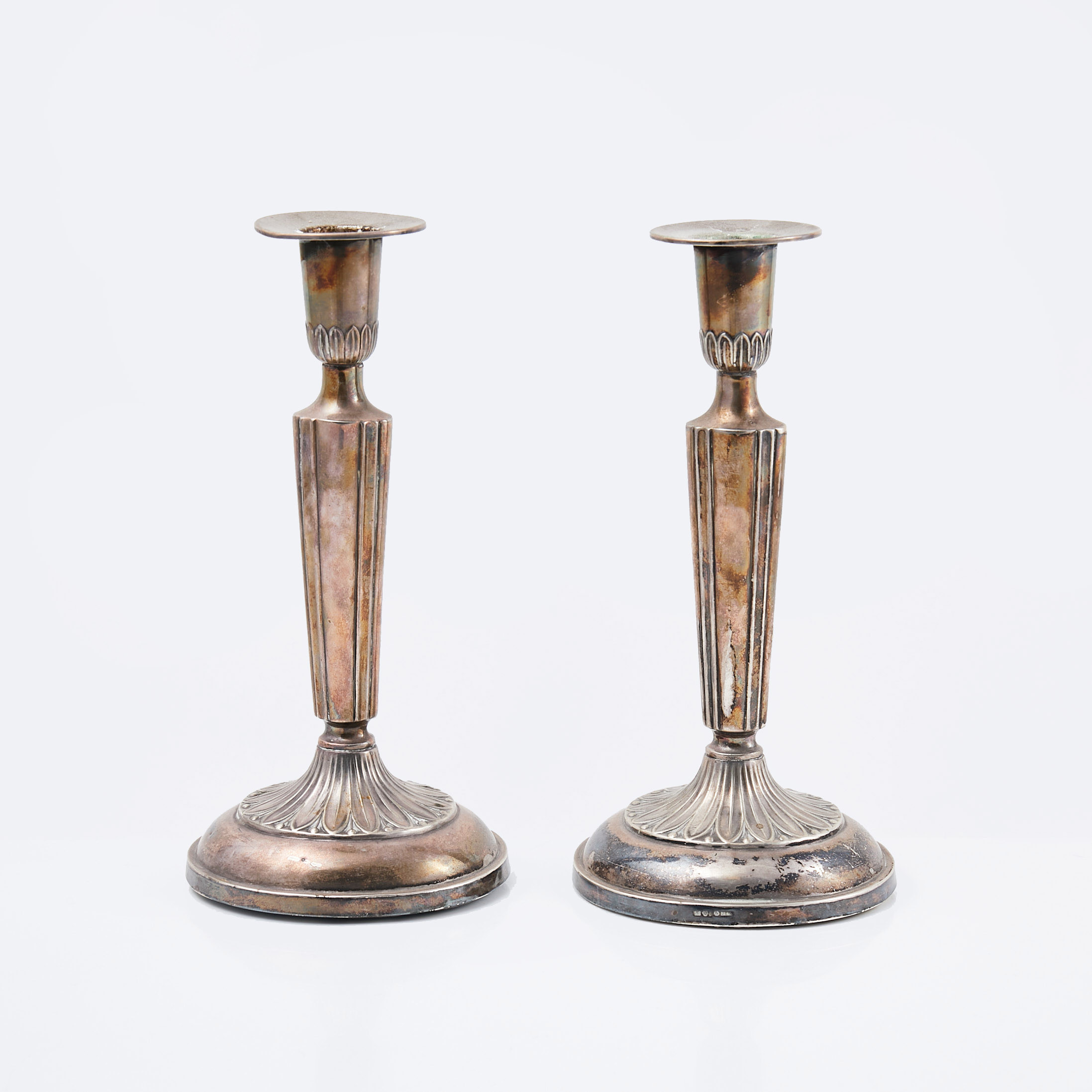 LJUSSTAKAR. ett par, silver, 1965, Ceson Guldvaru Ab, Göteborg.