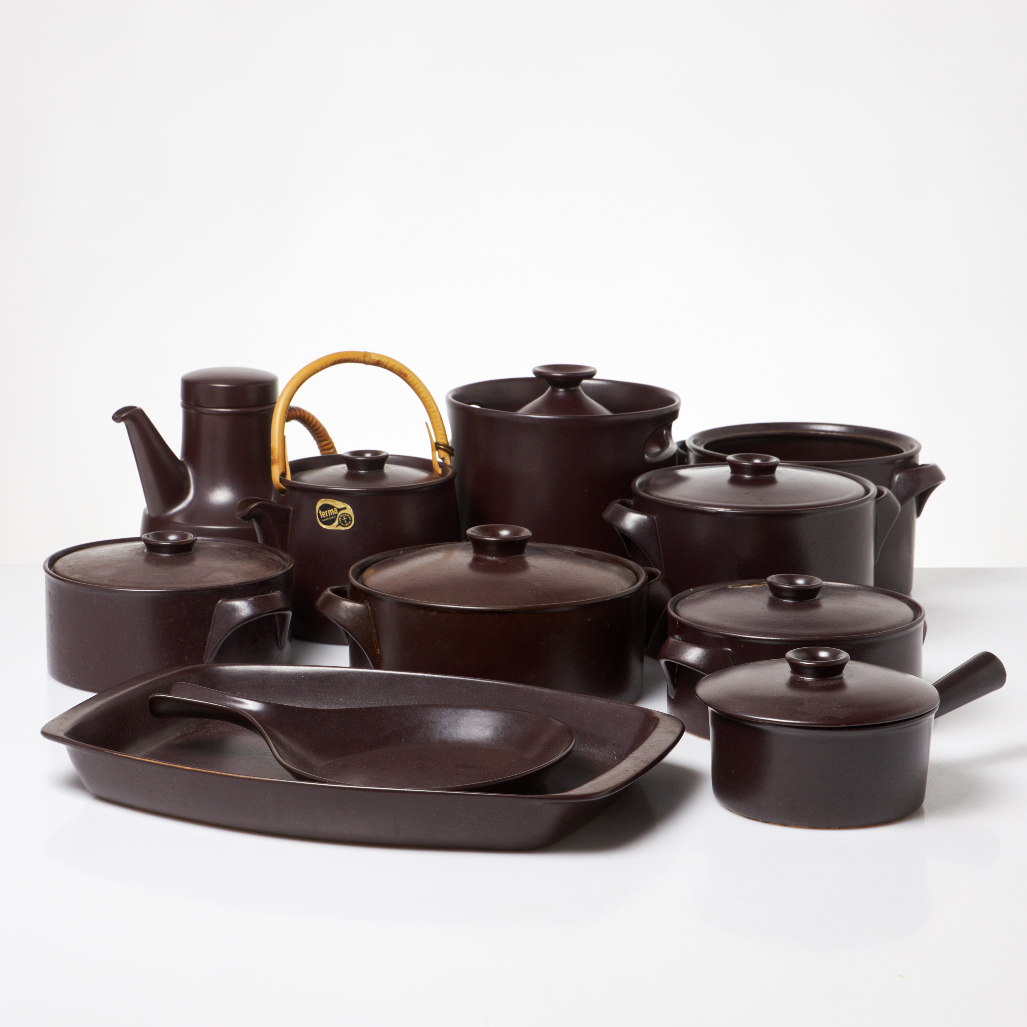 STIG LINDBERG. "Terma", 10 dlr, servisdelar, Gustavsberg.