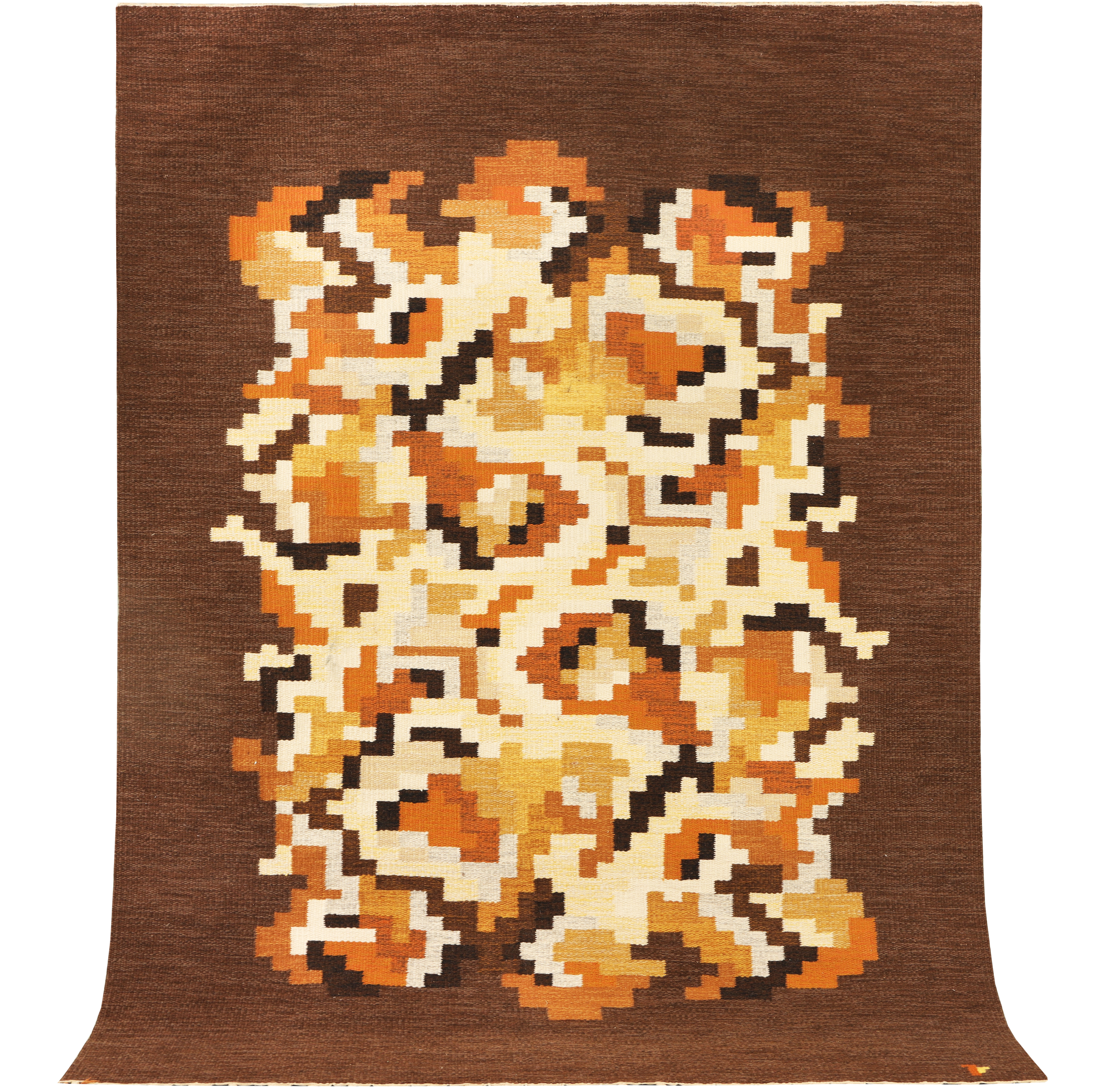 ERIK LUNDBERG. Matta, röllakan, 245x172 cm.