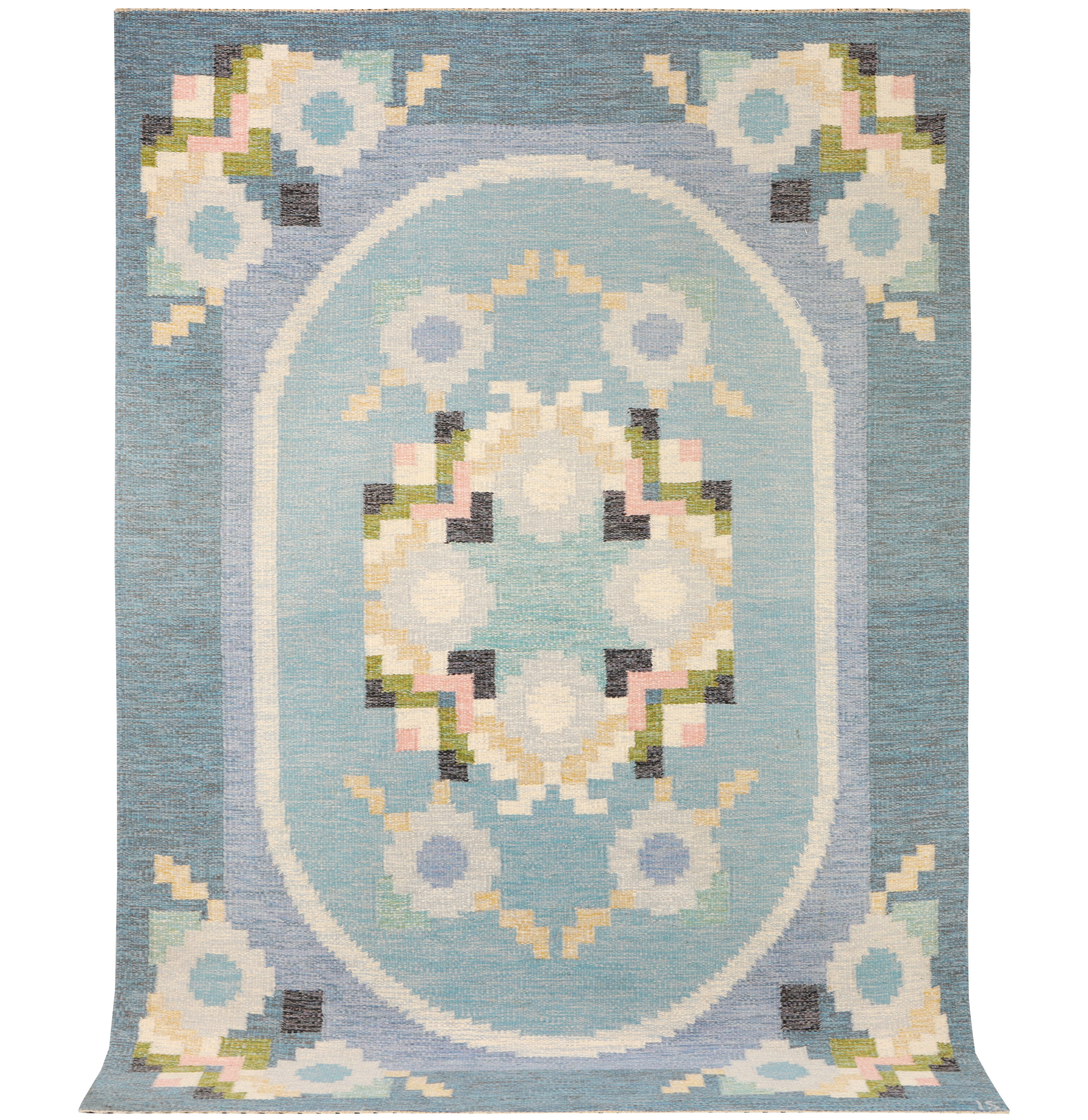 INGEGERD SILOW. Matta, röllakan, 290x195 cm.