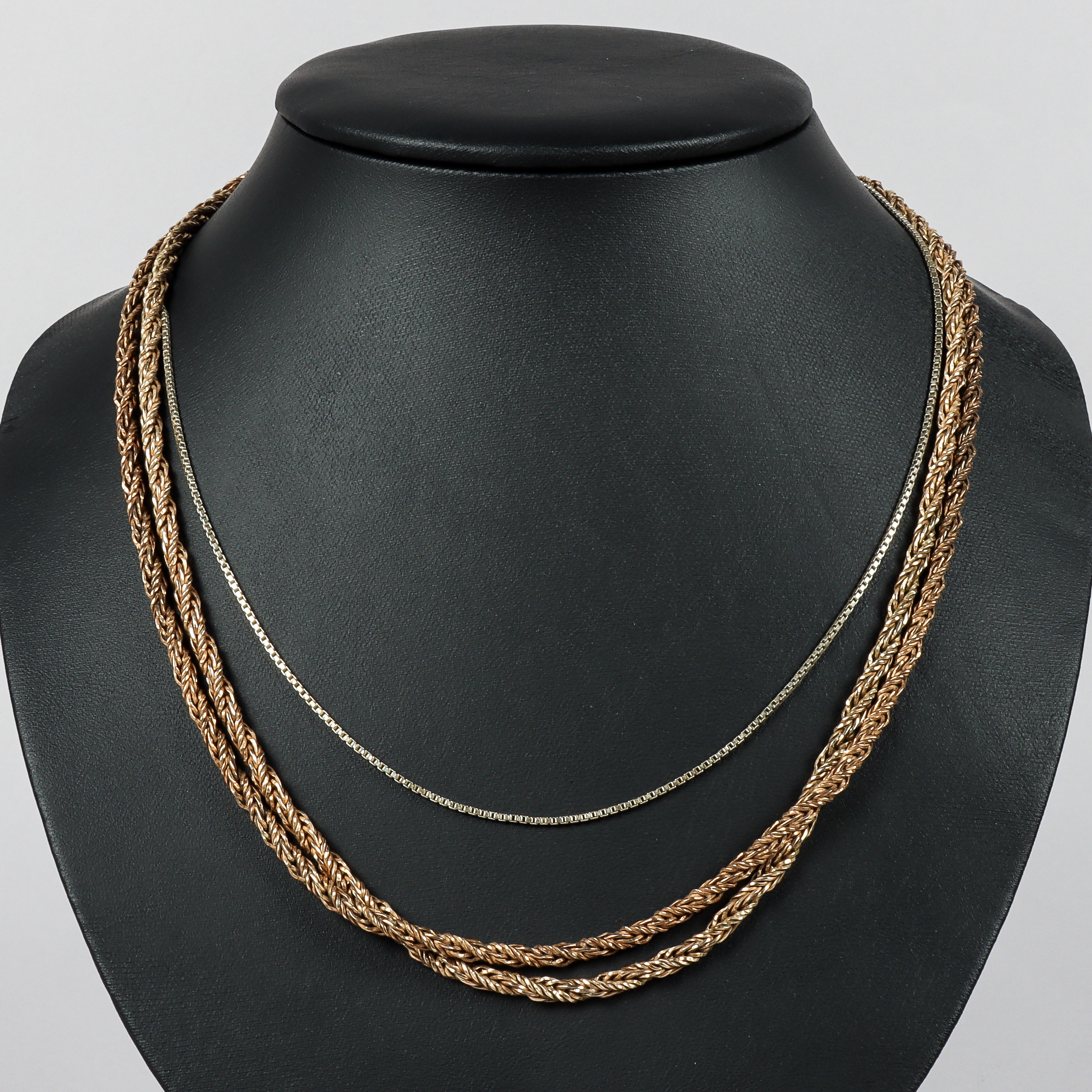 COLLIER 3 stycken silver.