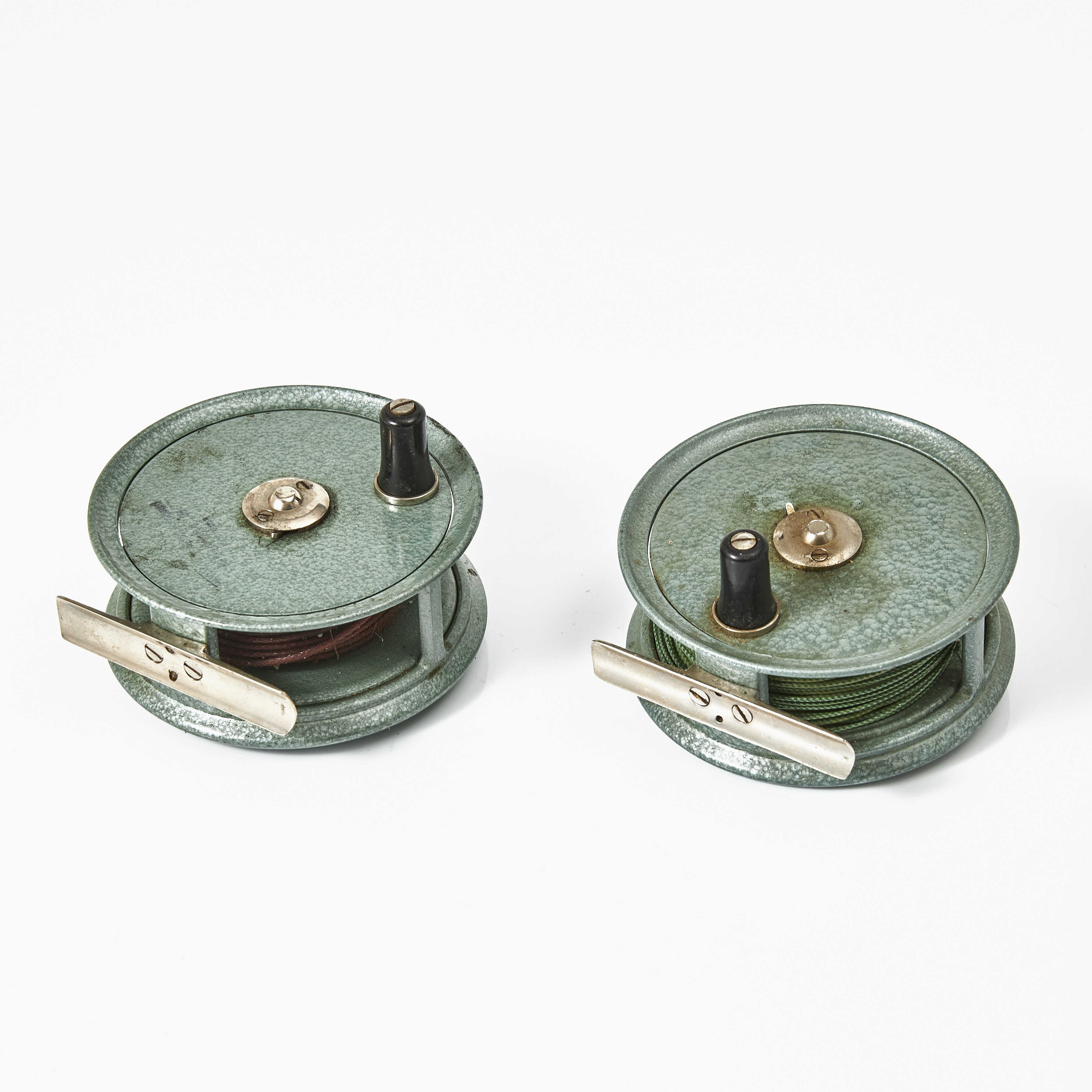 FLUGFISKERULLAR, 2st, "Record Standard", storlek 3.5, A-B Urfabriken, Svängsta.