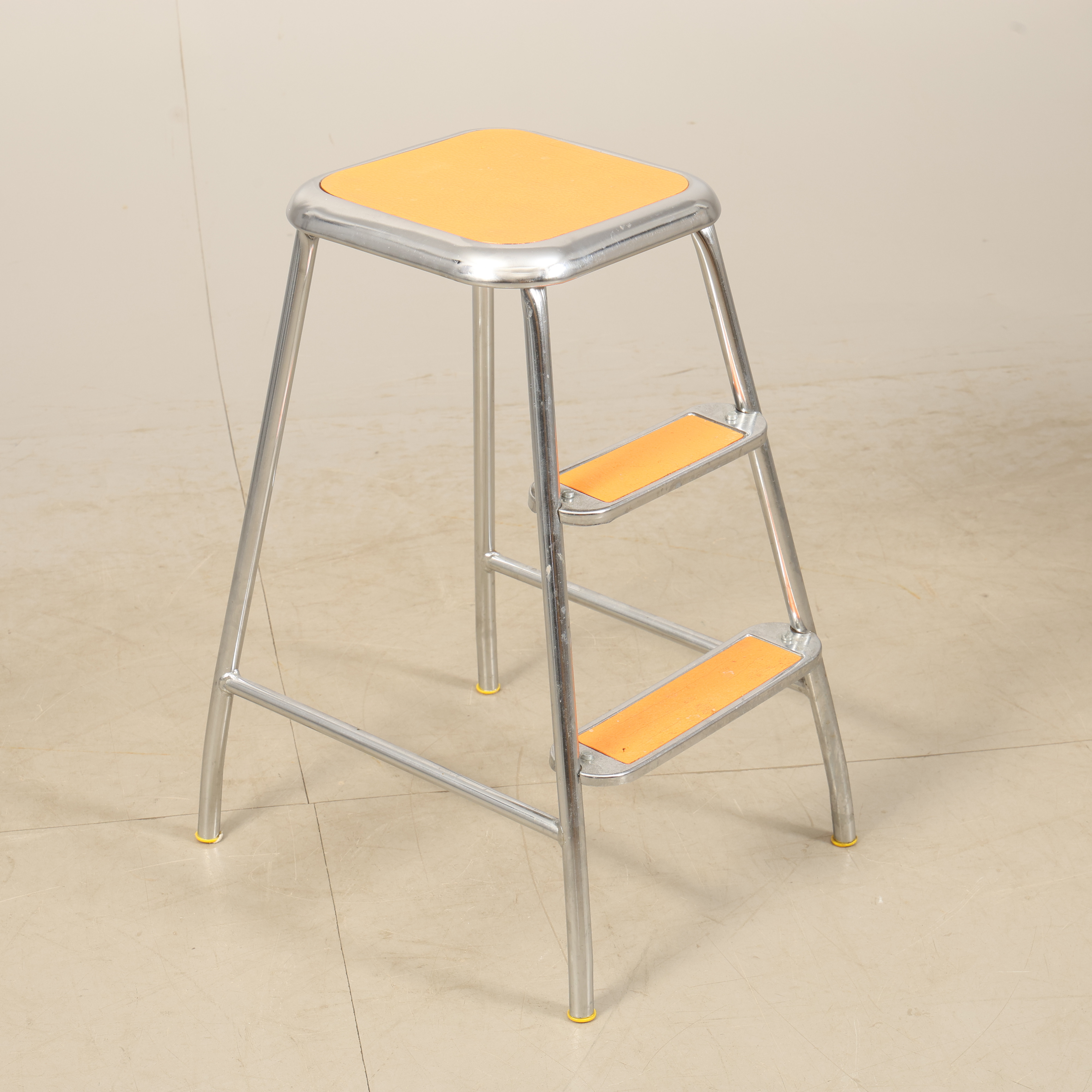 STEGPALL, förkromad metall, Awab, 1900-talets mitt.