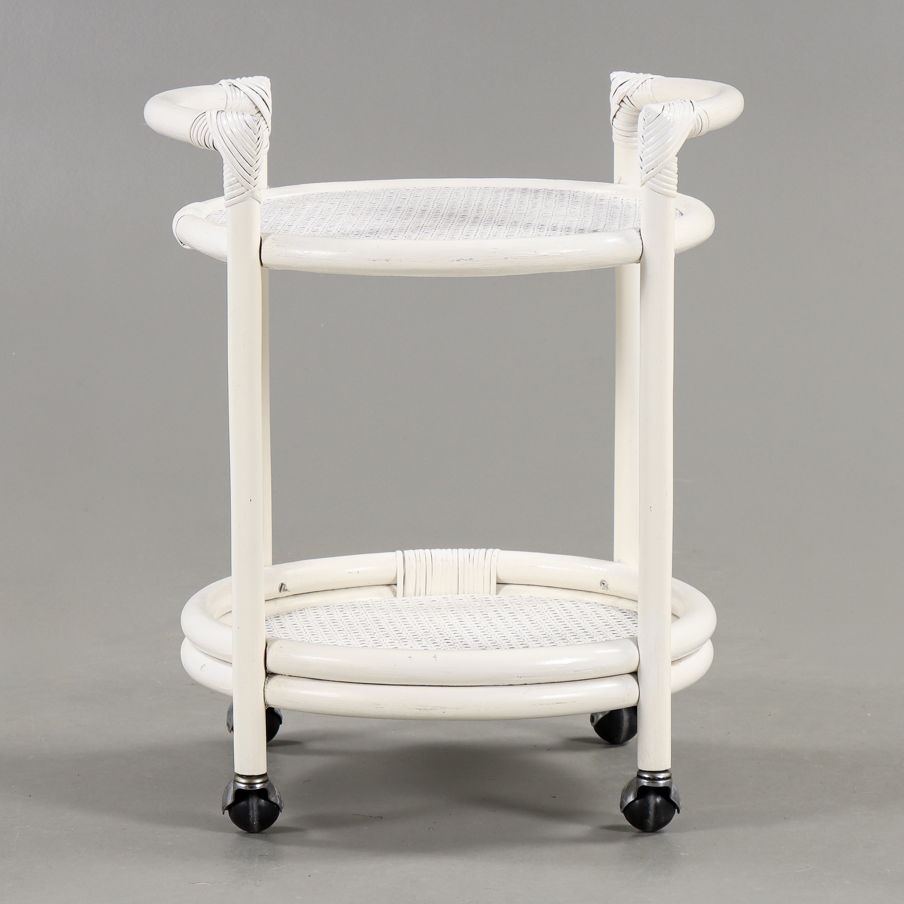 RULLBORD Bambu och rotting, 1900-talets andra hälft.