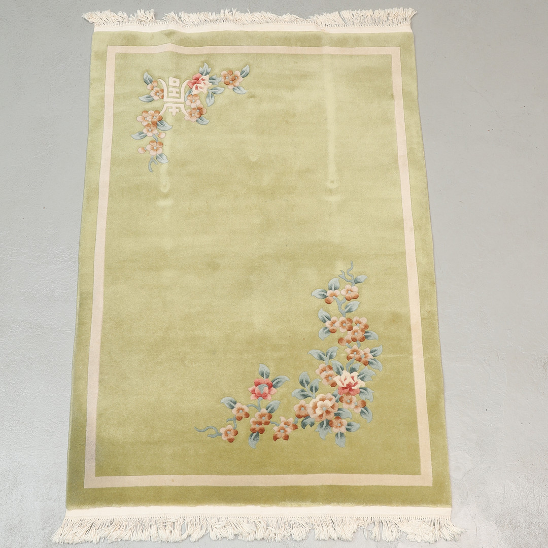 KINAMATTA, grön, mått ca: 204 x 134 cm.