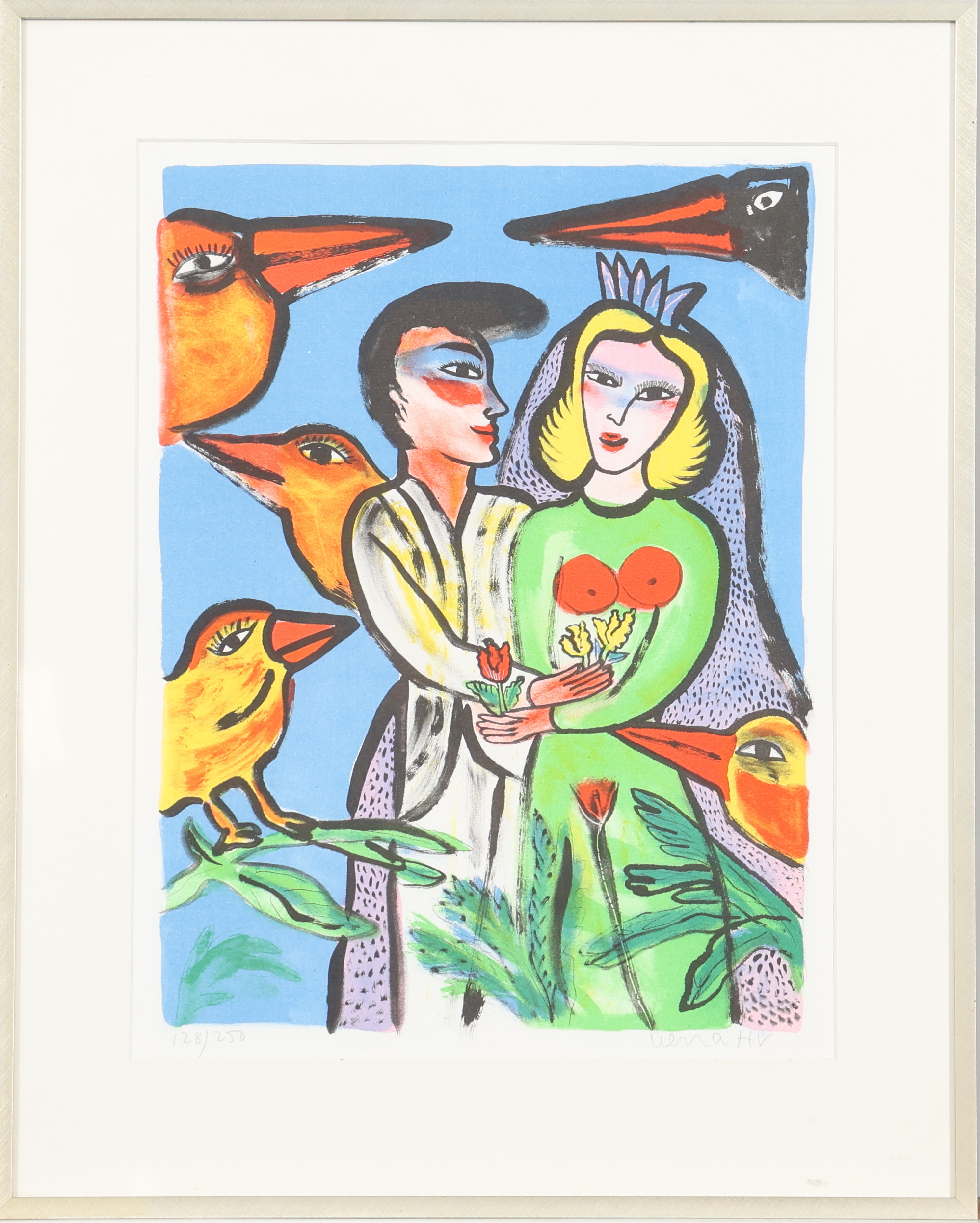 ULRICA HYDMAN-VALLIEN. LITOGRAFI, signerad samt numrerad.