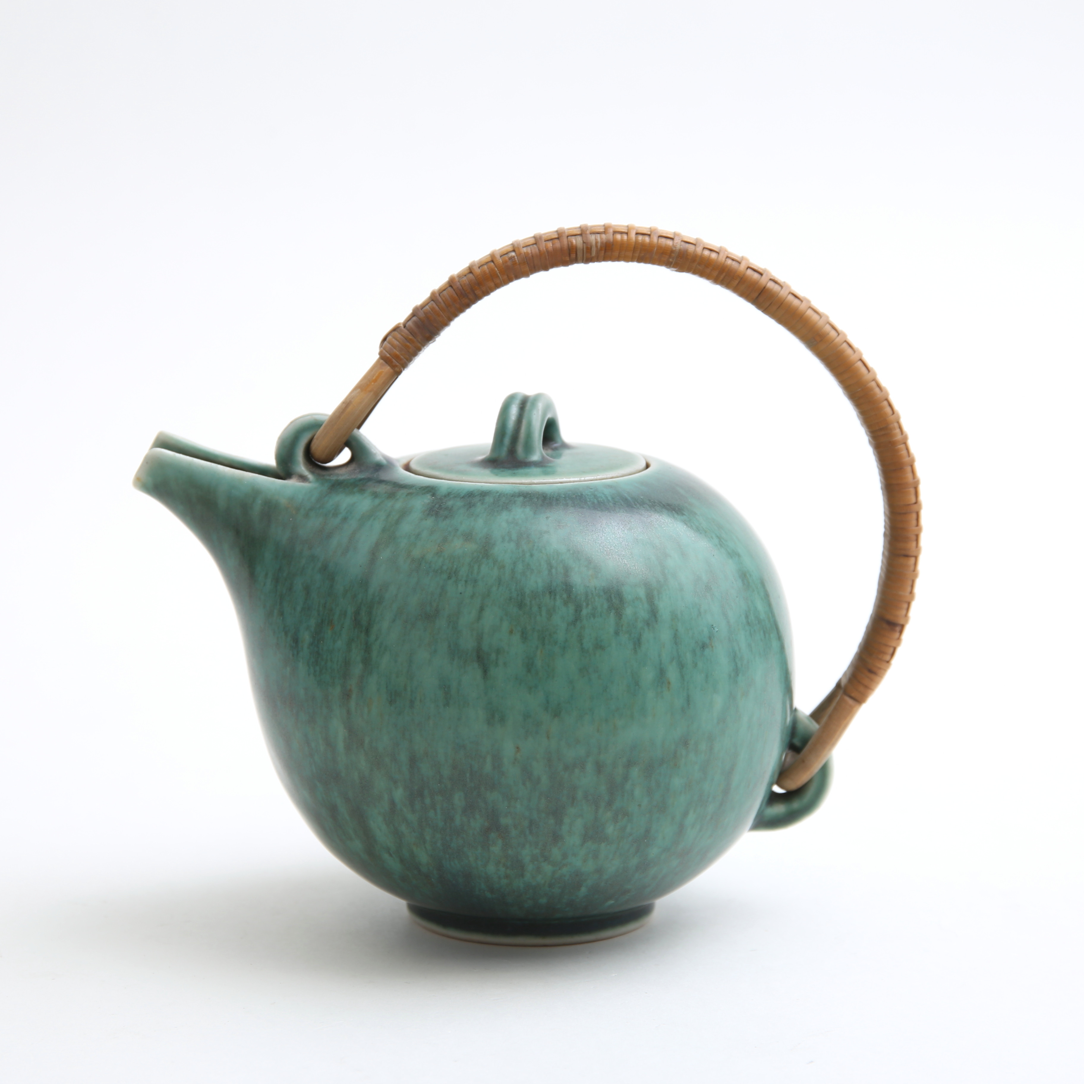 TEKANNA, glaserat stengods, Saxbo, Denmark, 1900-talets första hälft.