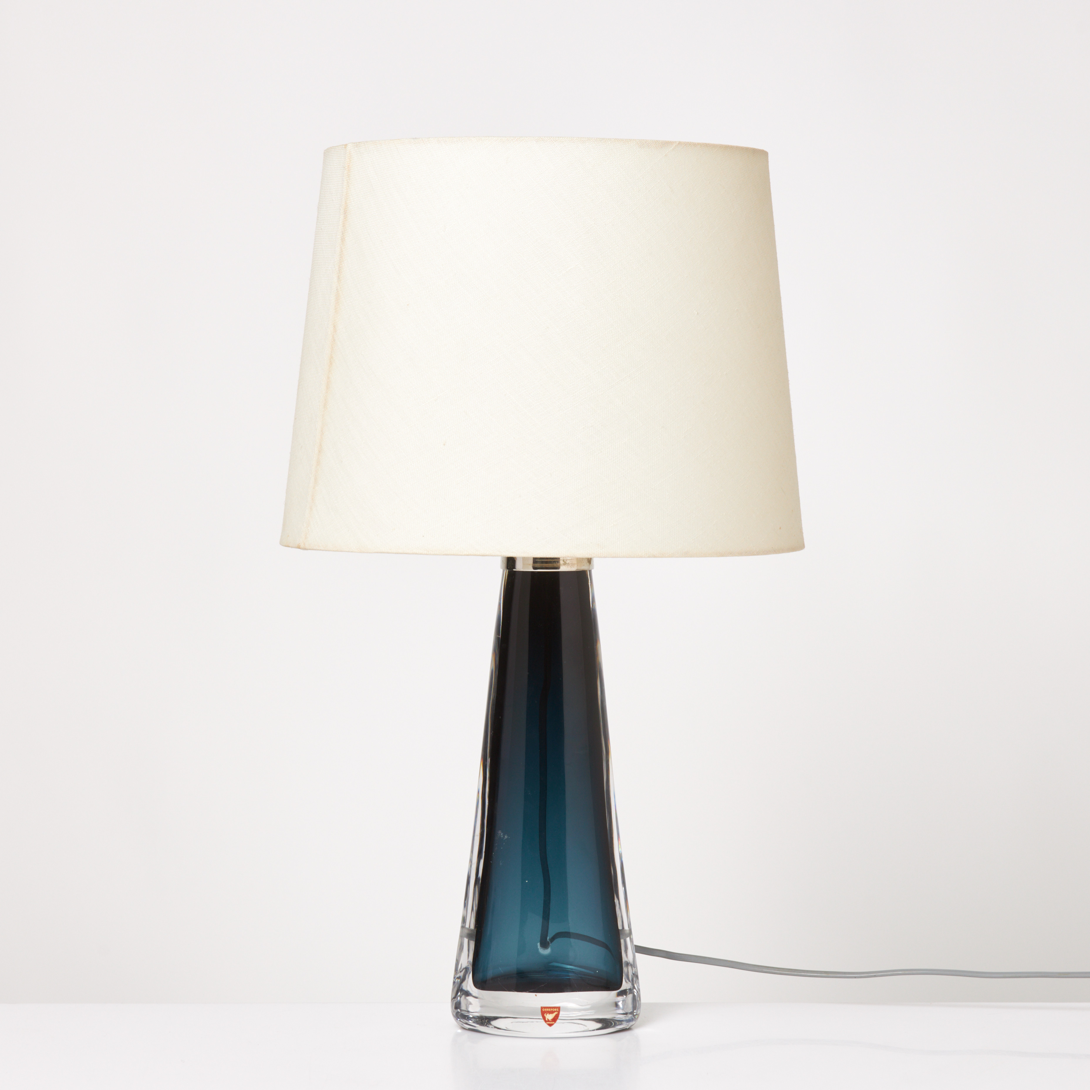 CARL FAGERLUND. Bordslampa, glas, RD 1566, Orrefors.
