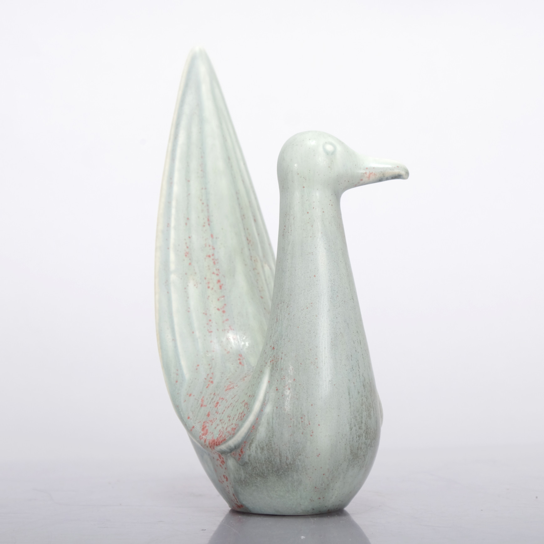 GUNNAR NYLUND. Figurin, Fågel, Stengods, Rörstrand, 1950-tal.