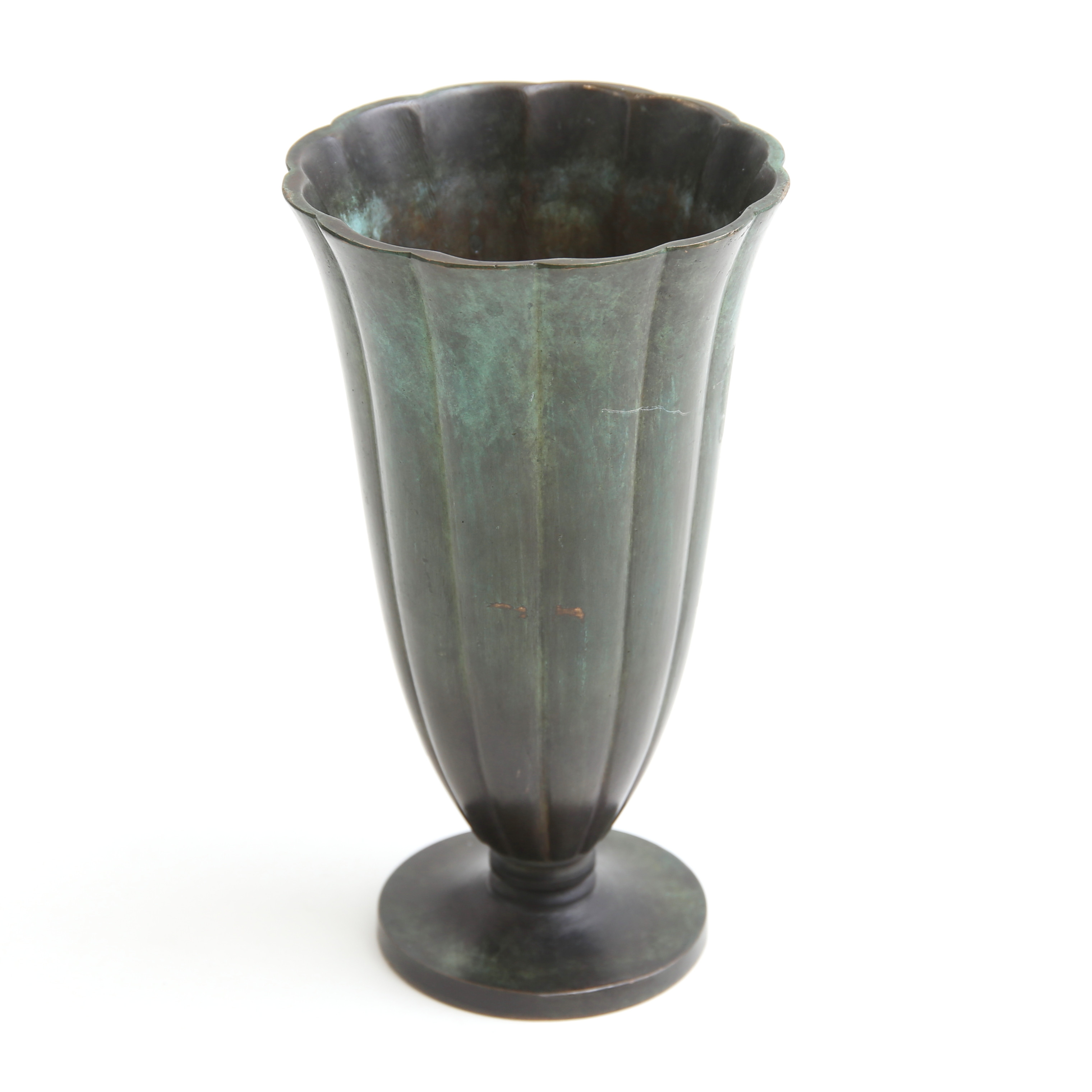 VAS, patinerad brons, Art Deco, GAB, 1930/ 40-tal.