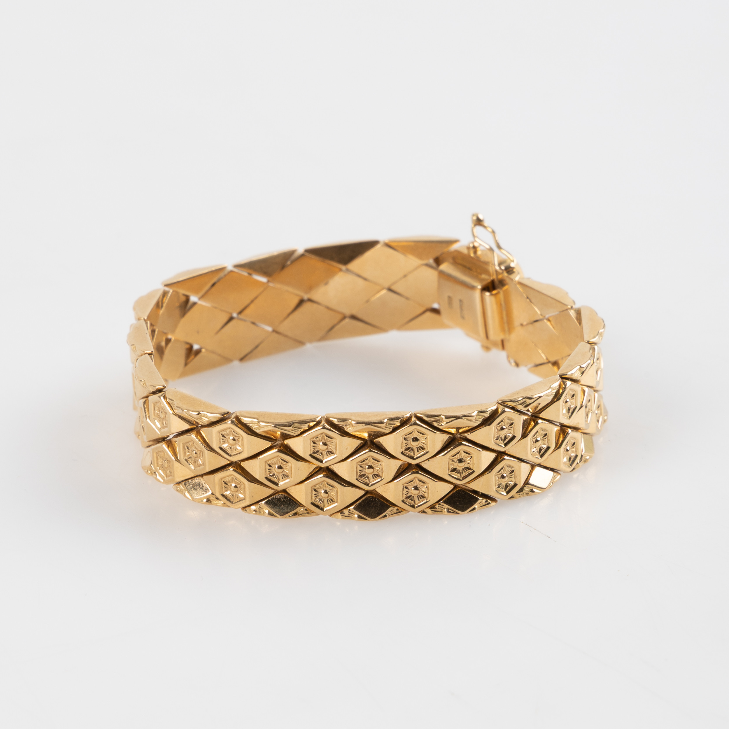 ARMBAND, 18K guld, Vicenza, Italien,1970-tal.