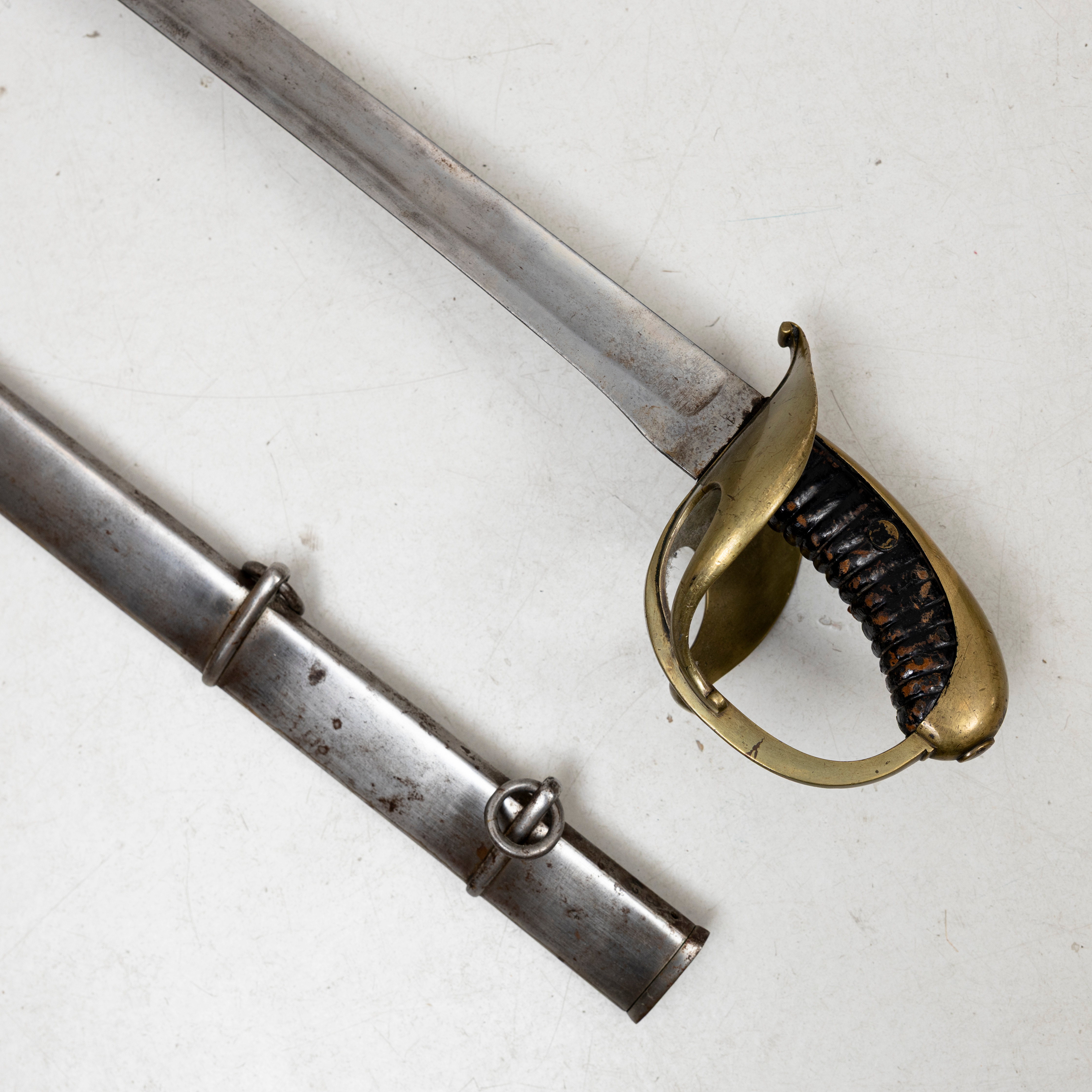 SABEL, svensk, m/1842, för kavallerimanskap, med balja.