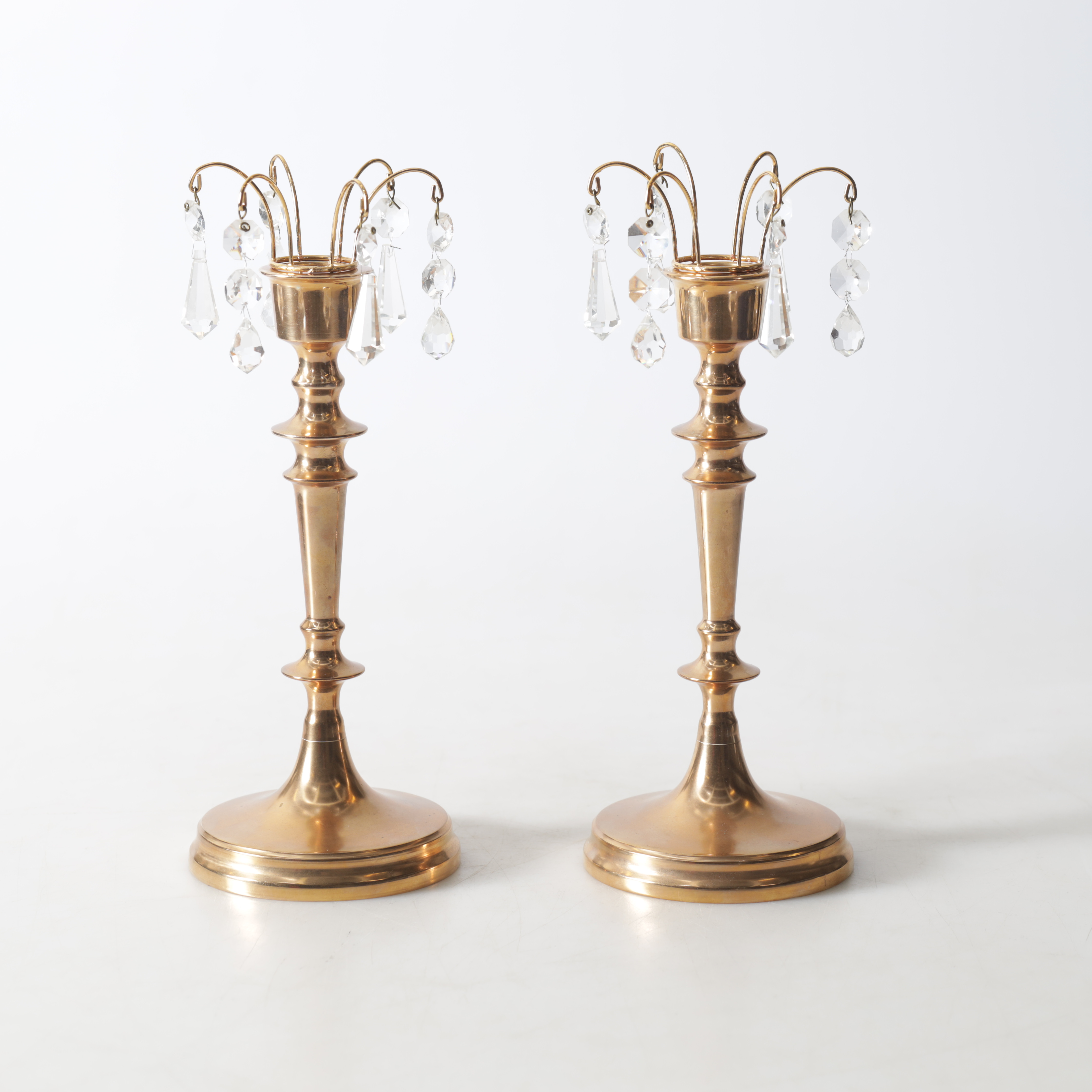 LJUSSTAKAR, 1 par, malm, Bersbo, Oscarsgruvan, 1977.