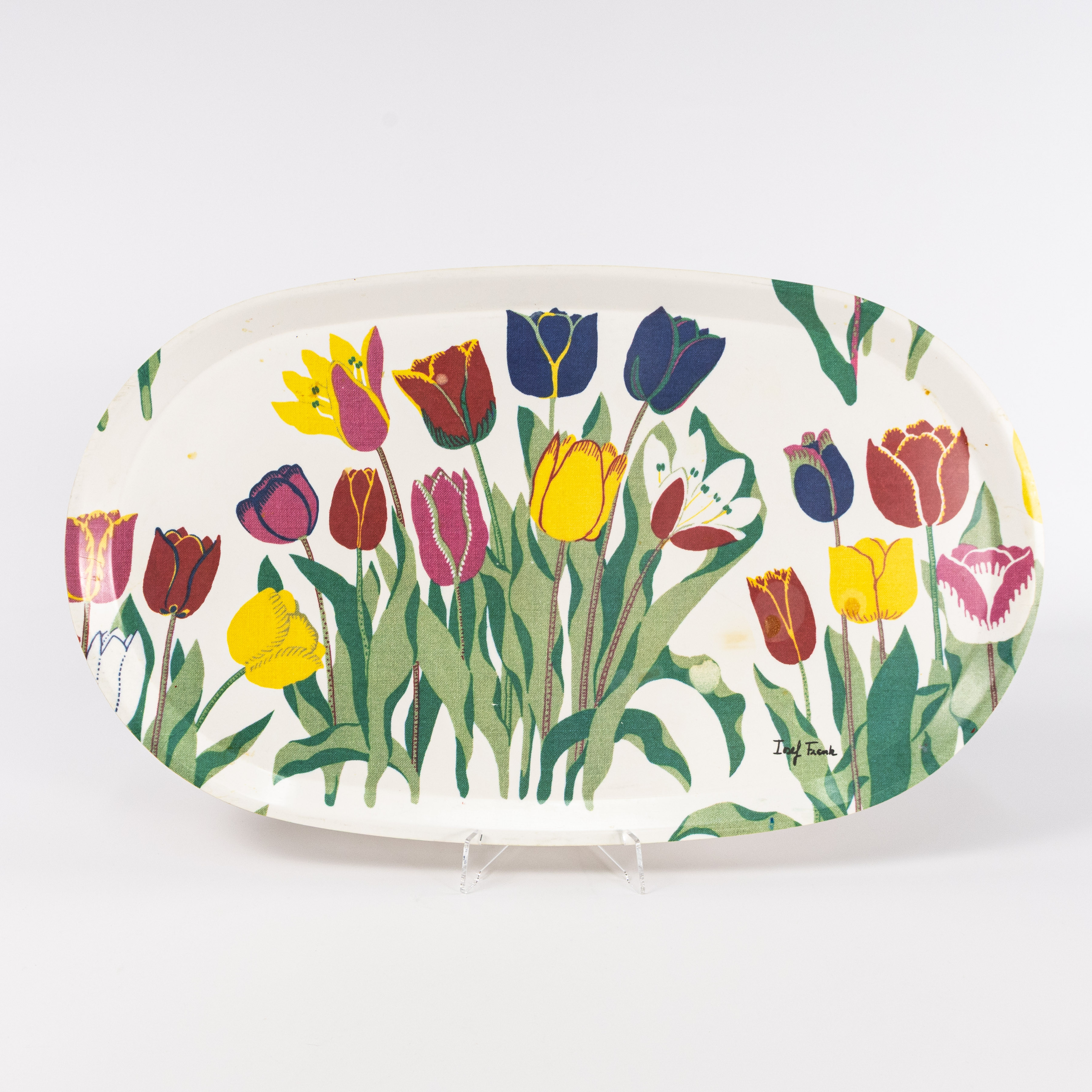 JOSEF FRANK, bricka, Svenskt Tenn, längd 56 cm.