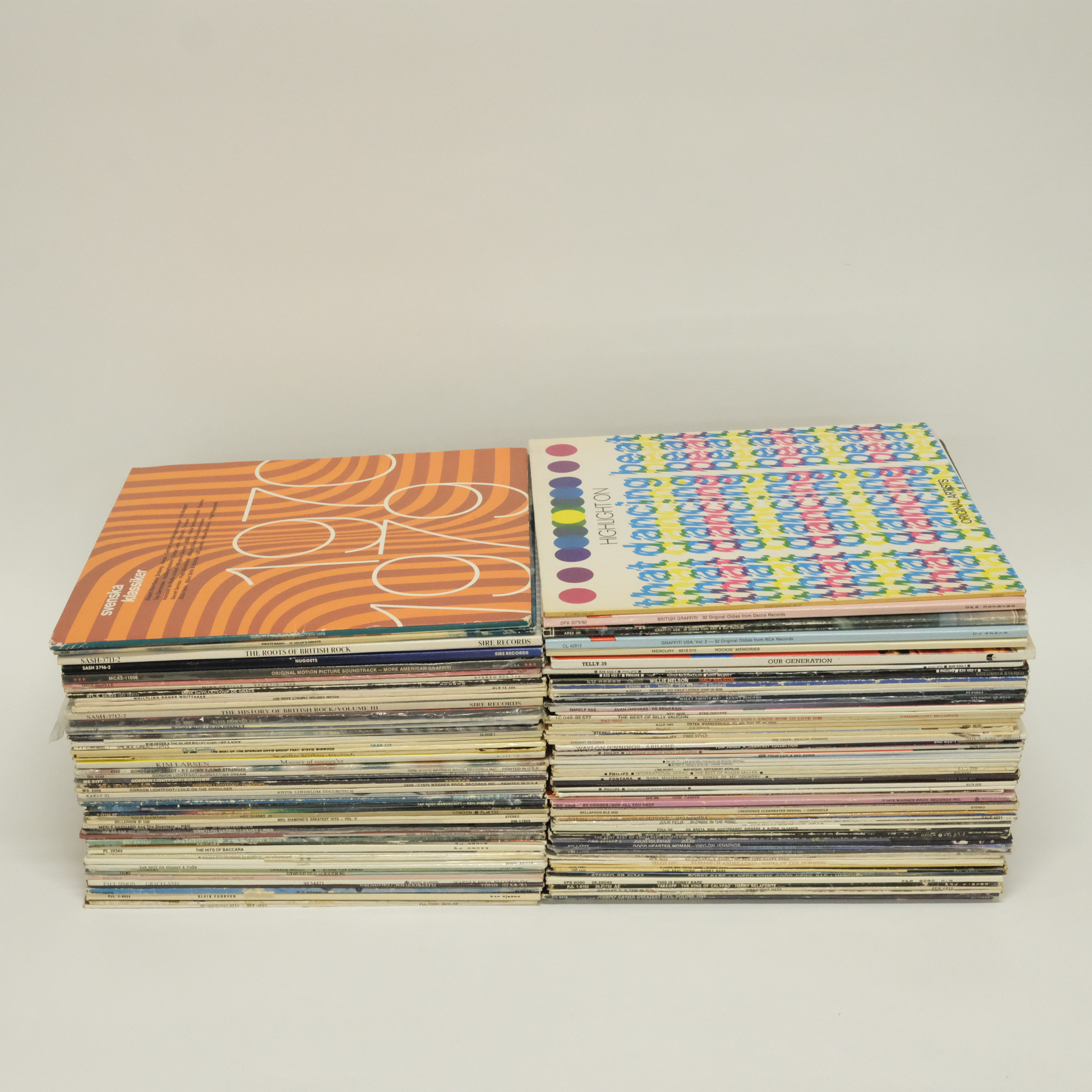 SAMLING VINYLSKIVOR, LP, 114 ST.