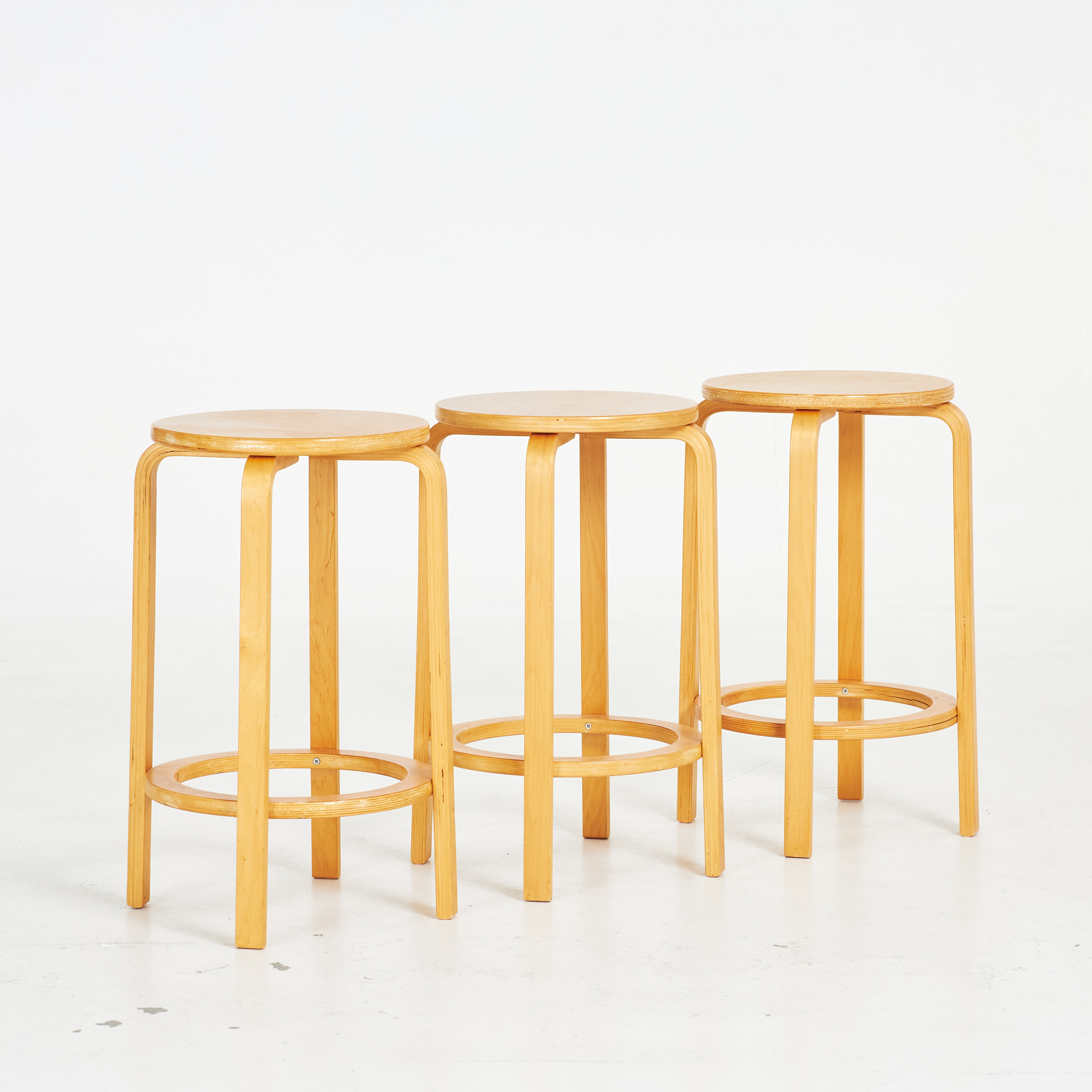 BARSTOLAR, 3 st, IKEA, "Frosta", skiktlimmade.