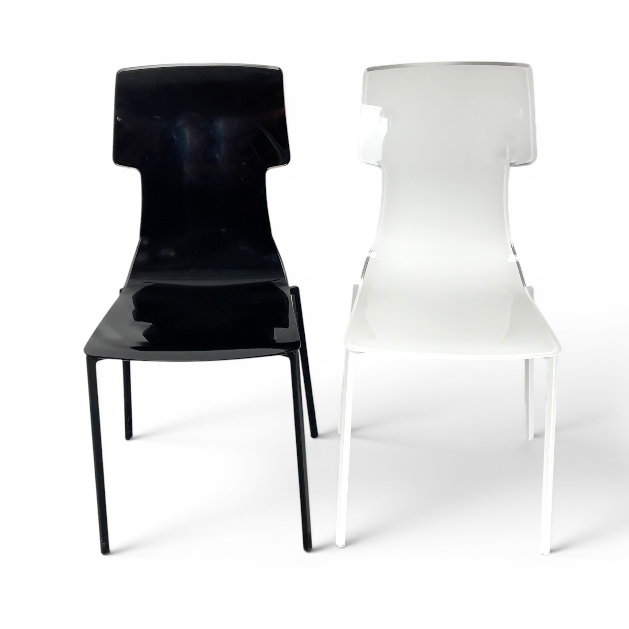 CARLO COLOMBO. Stolar, 2 st, "My Chair", plast/metall, Guzzini, Italien.