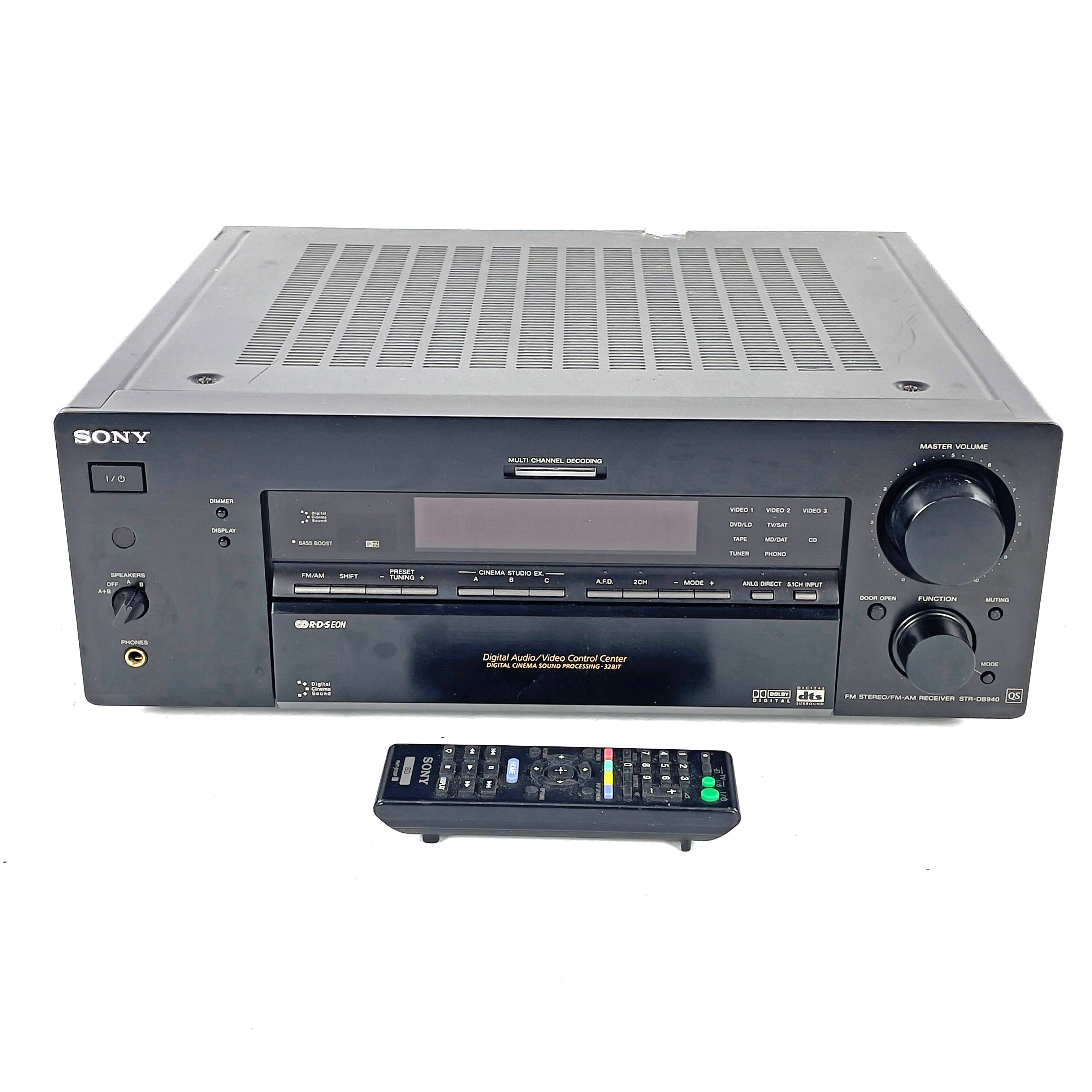 RECEIVER. Sony STR-DB940, QS-serien, med fjärrkontroll.