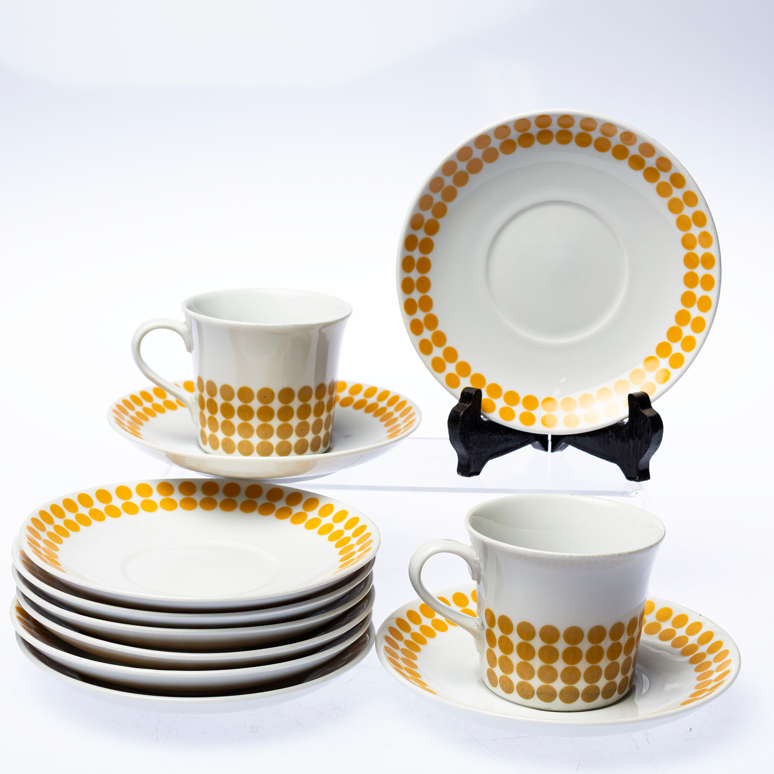 KAFFESERVISDELAR, 11 delar, tjeckoslovakia, 1960/70 - tal.