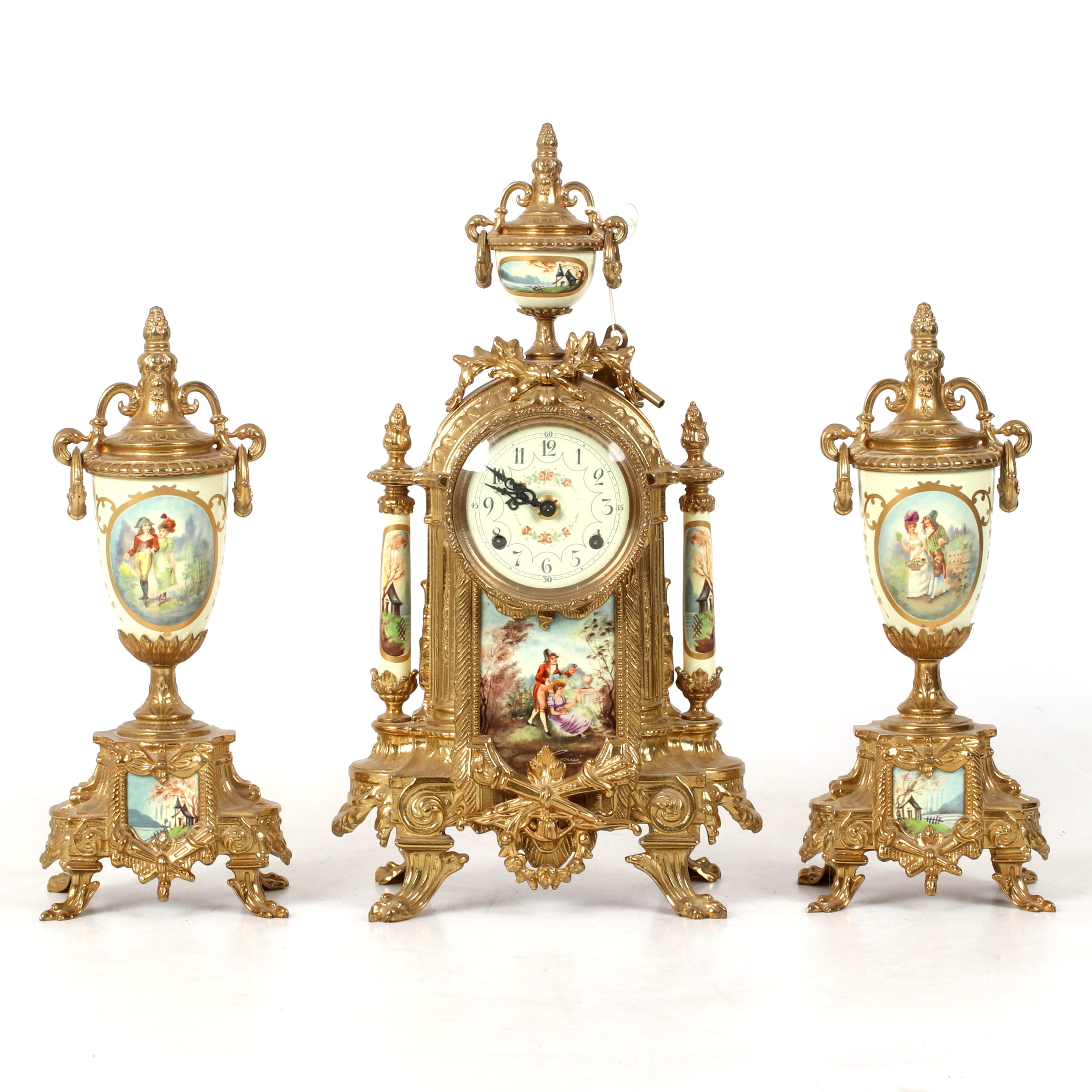 BORDSGARNITYR, 3 delar, Louis XVI-stil, 1900-tal.