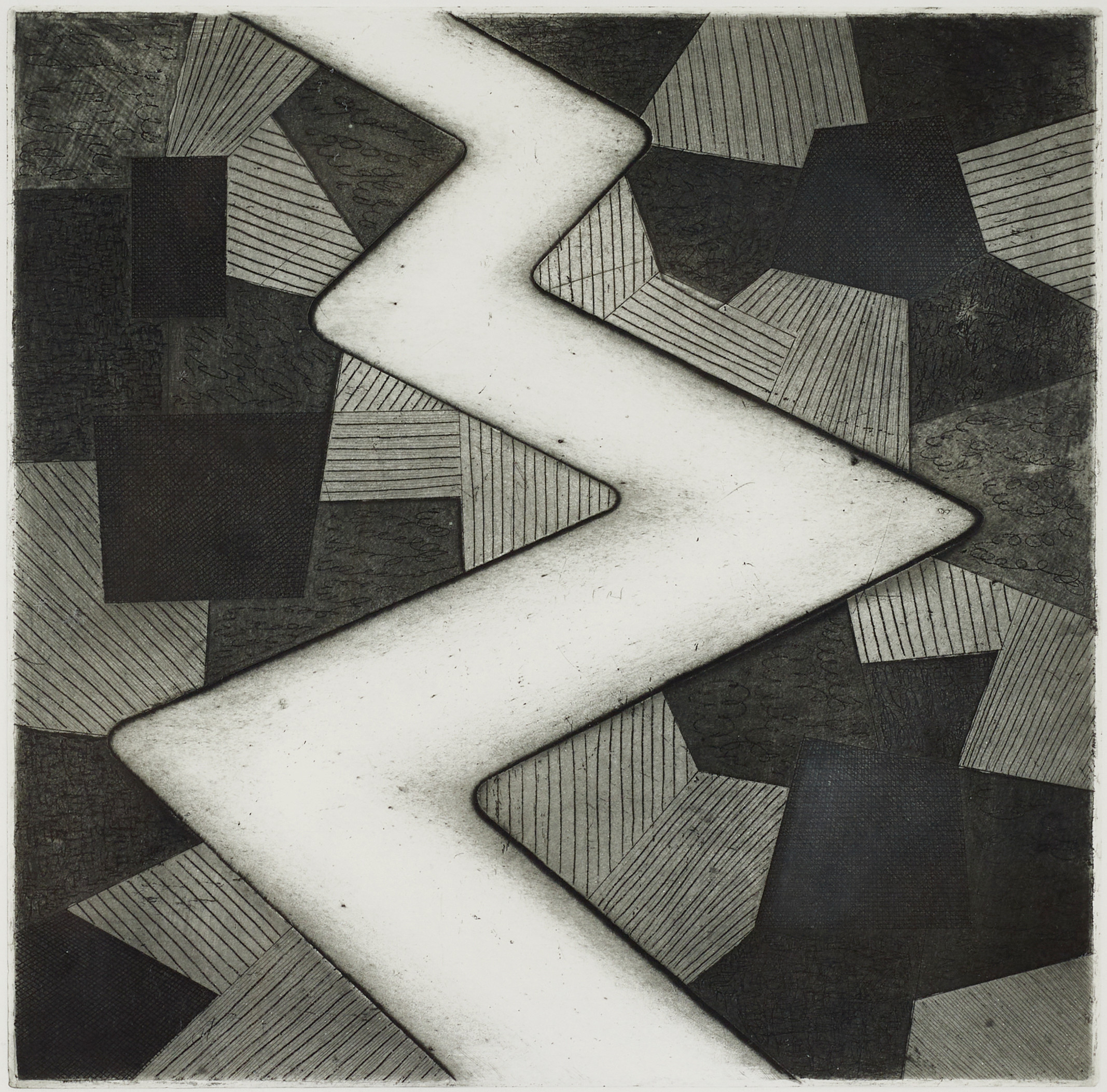 KG NILSSON (f. 1942), "Kantbild", etsning signerad 42/50.