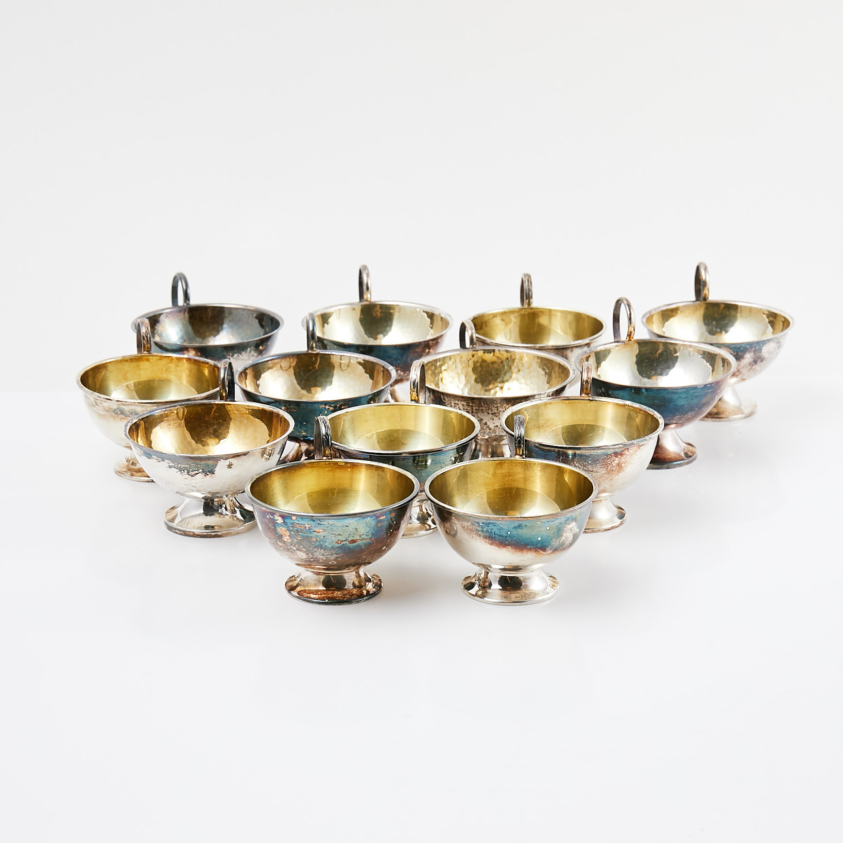 PUNSCHMUGGAR, 13 st, olika tillverkare, bl.a. C.G Hallberg, GAB, Ceson.