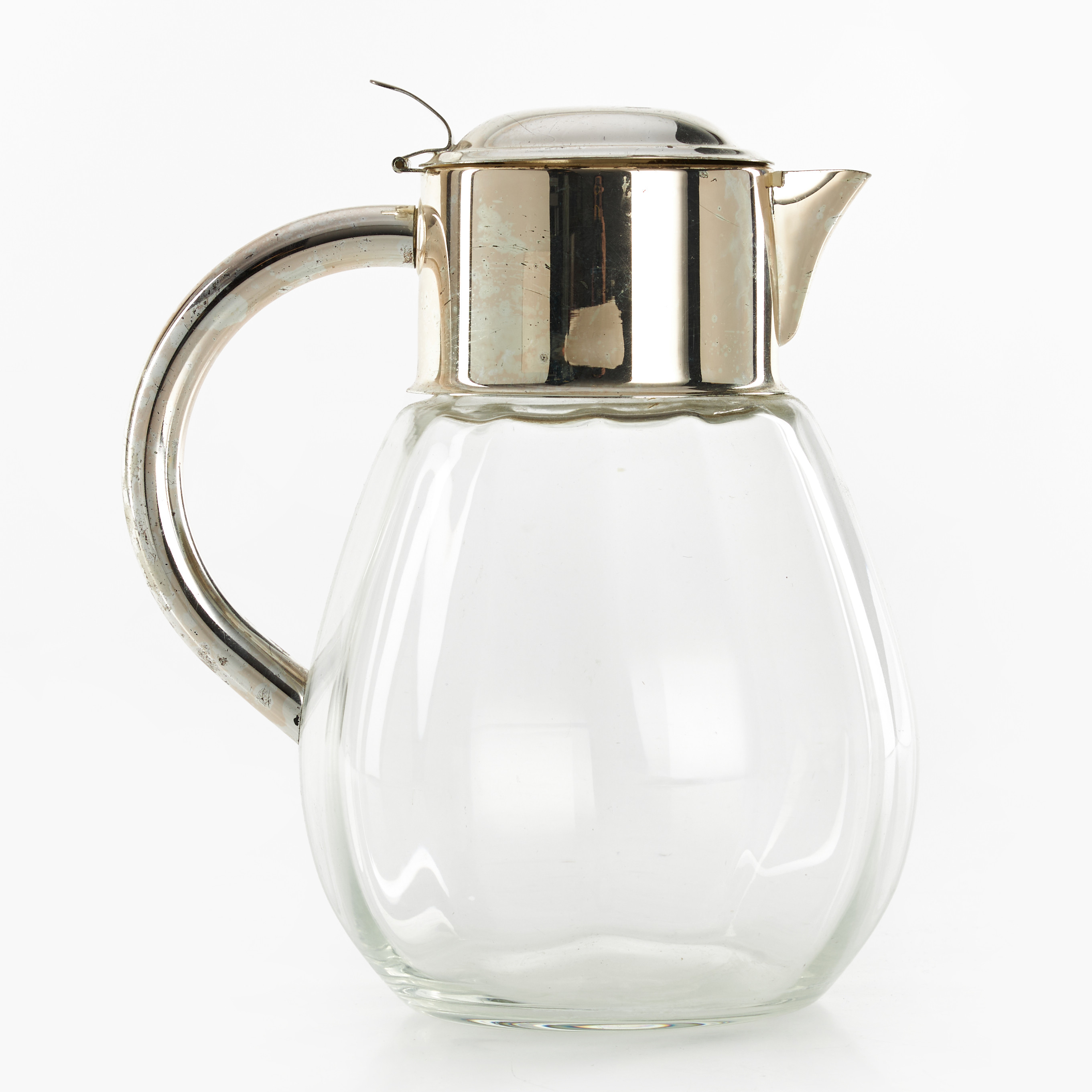 KANNA, glas och vitmetall, 1900-tal, saluförd vid Firma Svenskt Tenn.