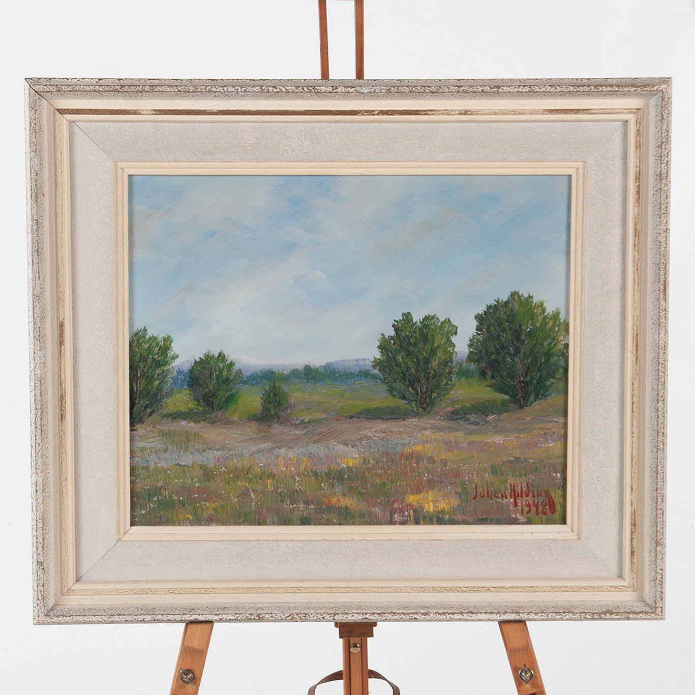 JOHAN HILDING HÄGLEBY. Olja på duk, Landskap, Signerad och daterad 1948.