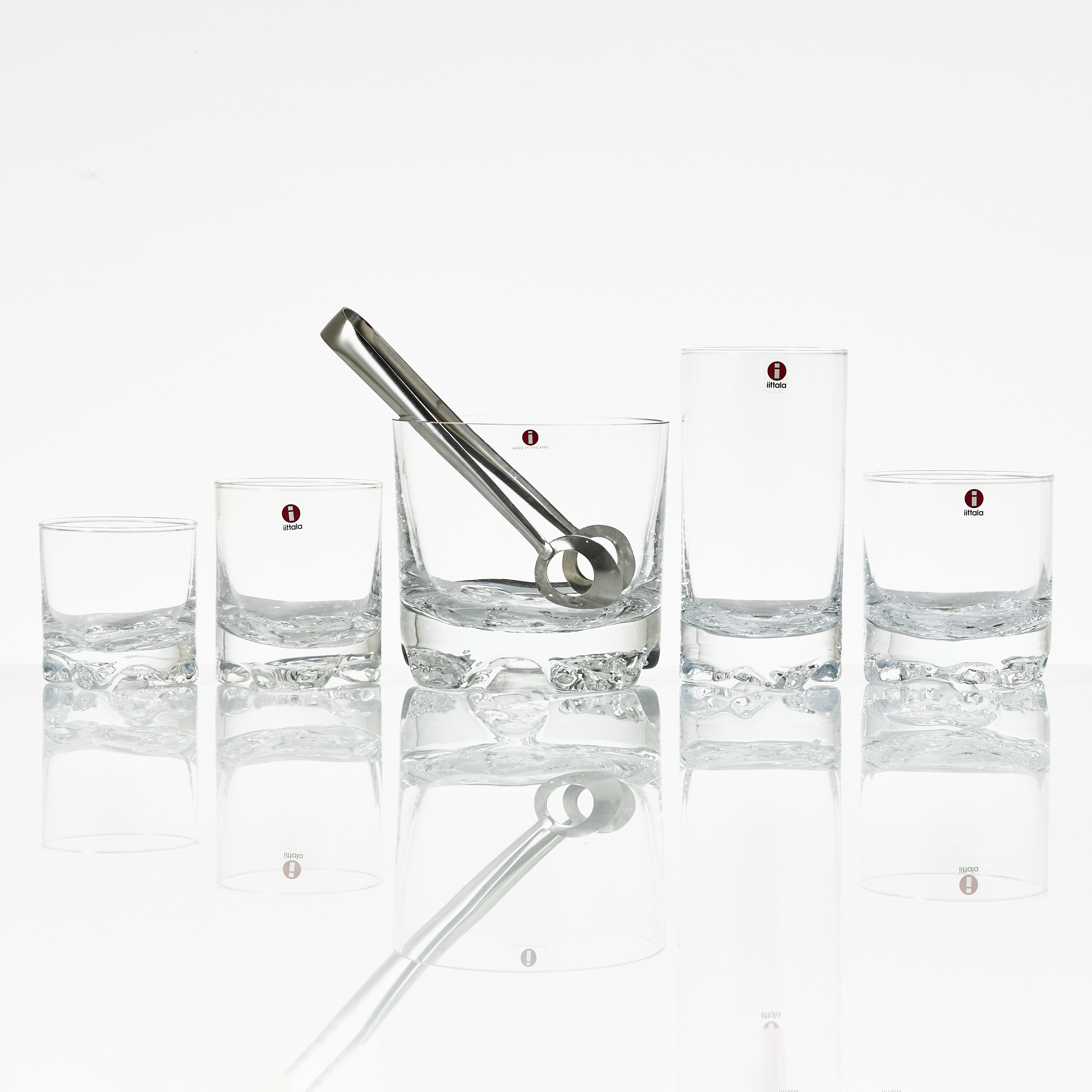 TAPIO WIRKKALA. servisdelar, "Gaissa". Iitala, delvis etikettmärkt.