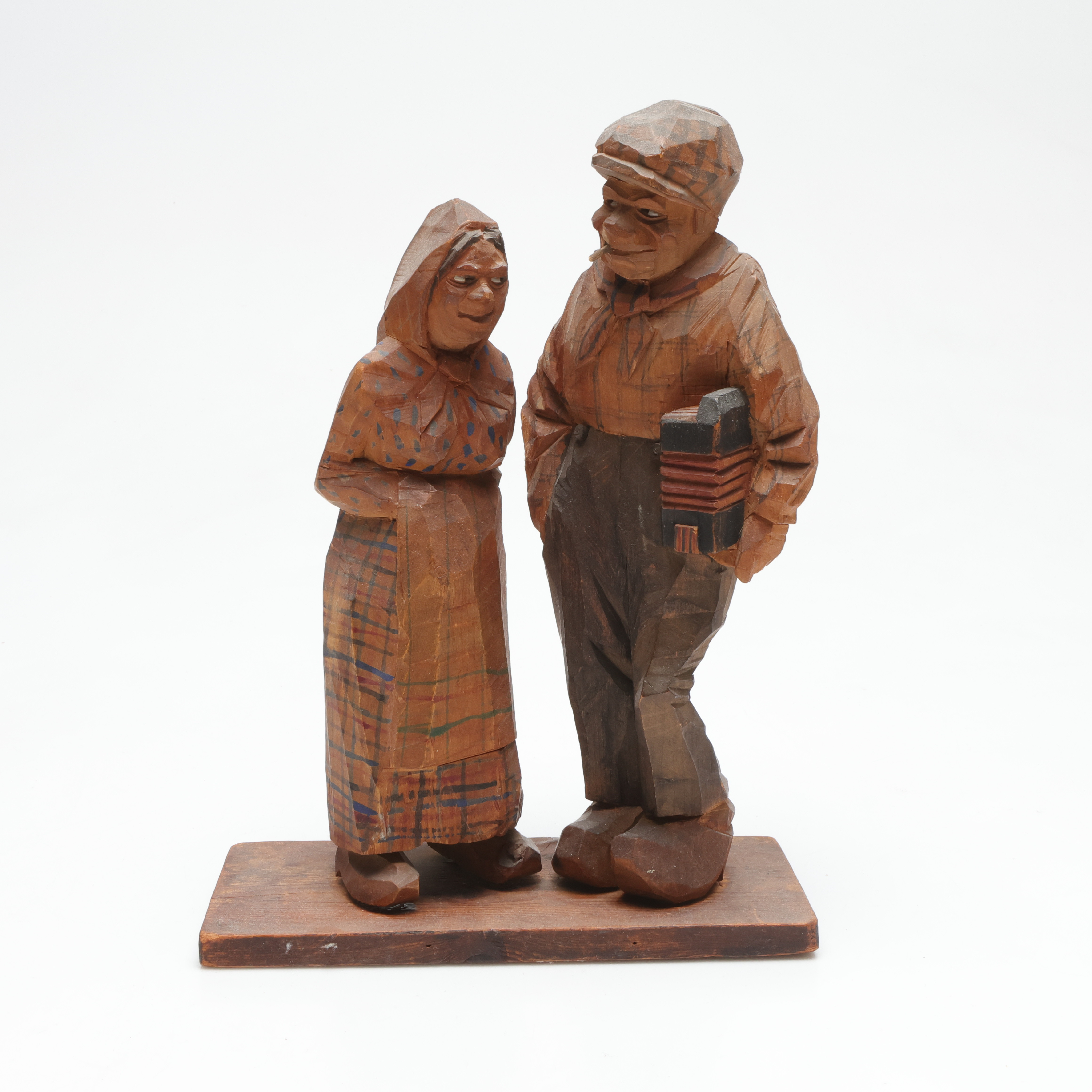 CARL JOHAN TRYGG. figurgrupp, signerade.