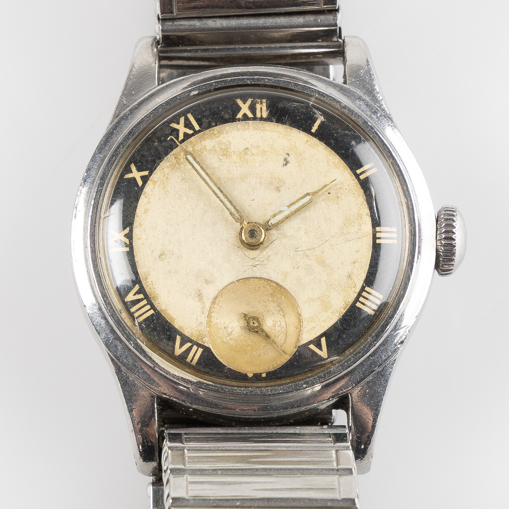 TISSOT, armbandsur, 30,5 mm, stål, ca 1945.