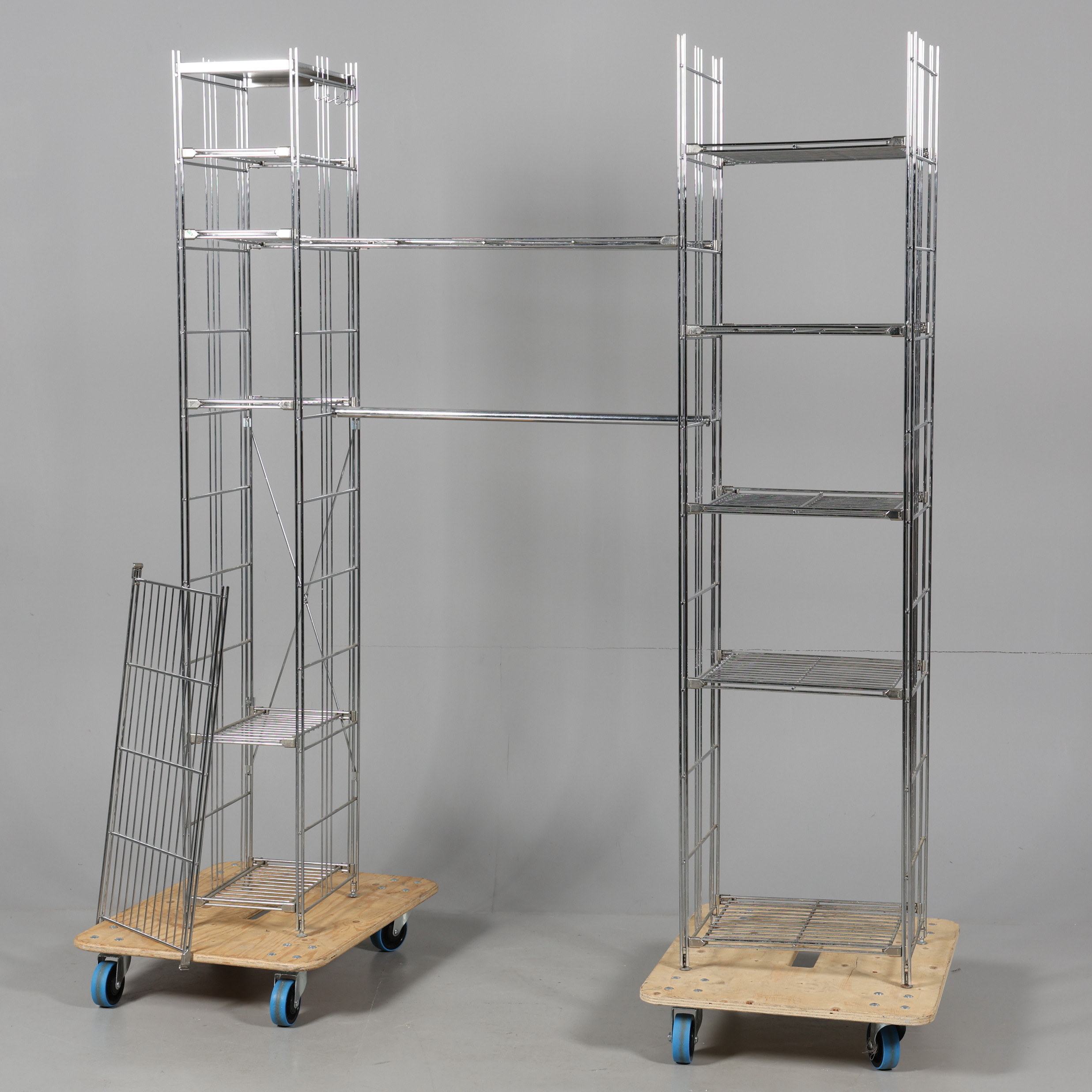 HYLLSYSTEM, Balton, Kromad metall. 1980/90-tal.