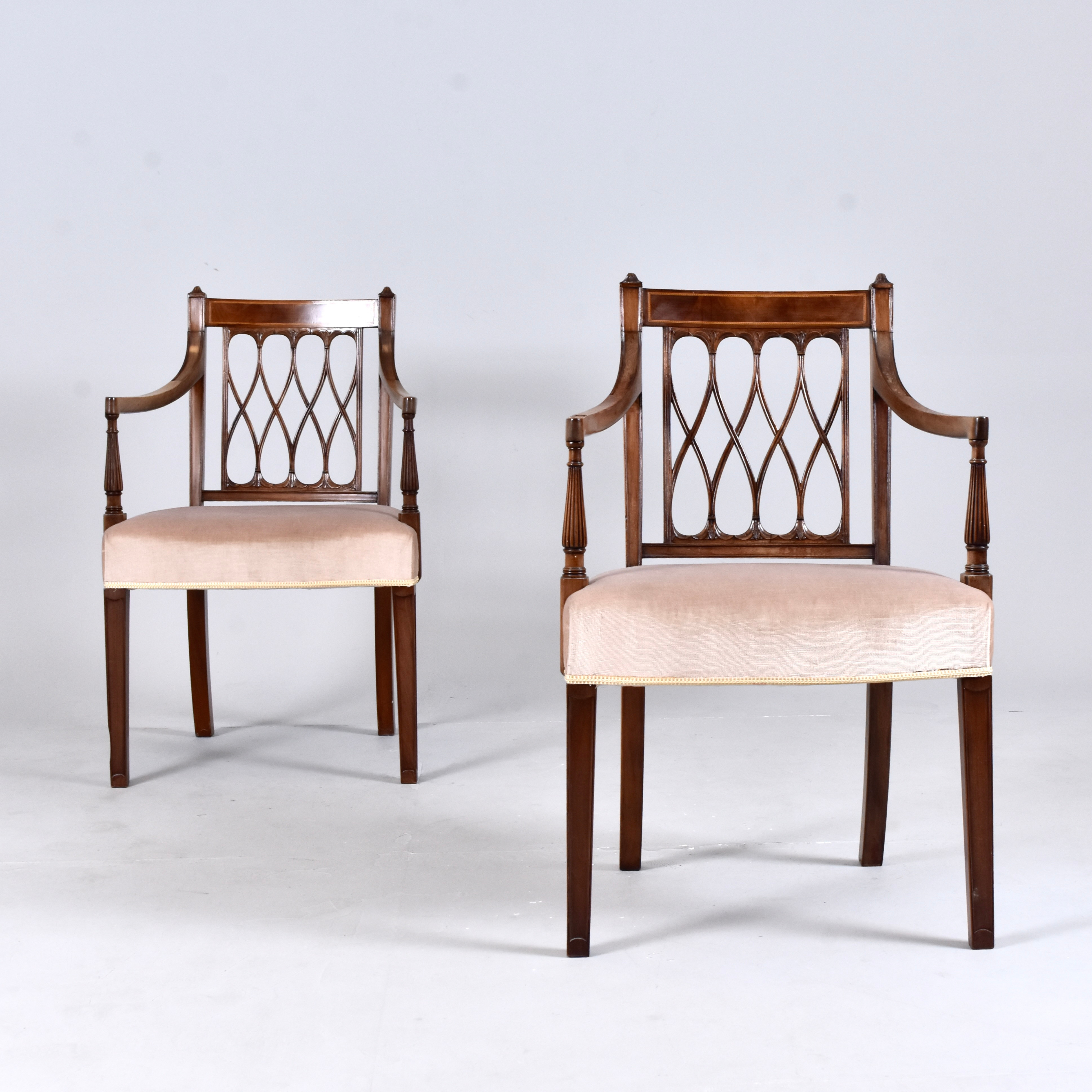 ARMSTOLAR, 1 par, mahogny, England George IV.