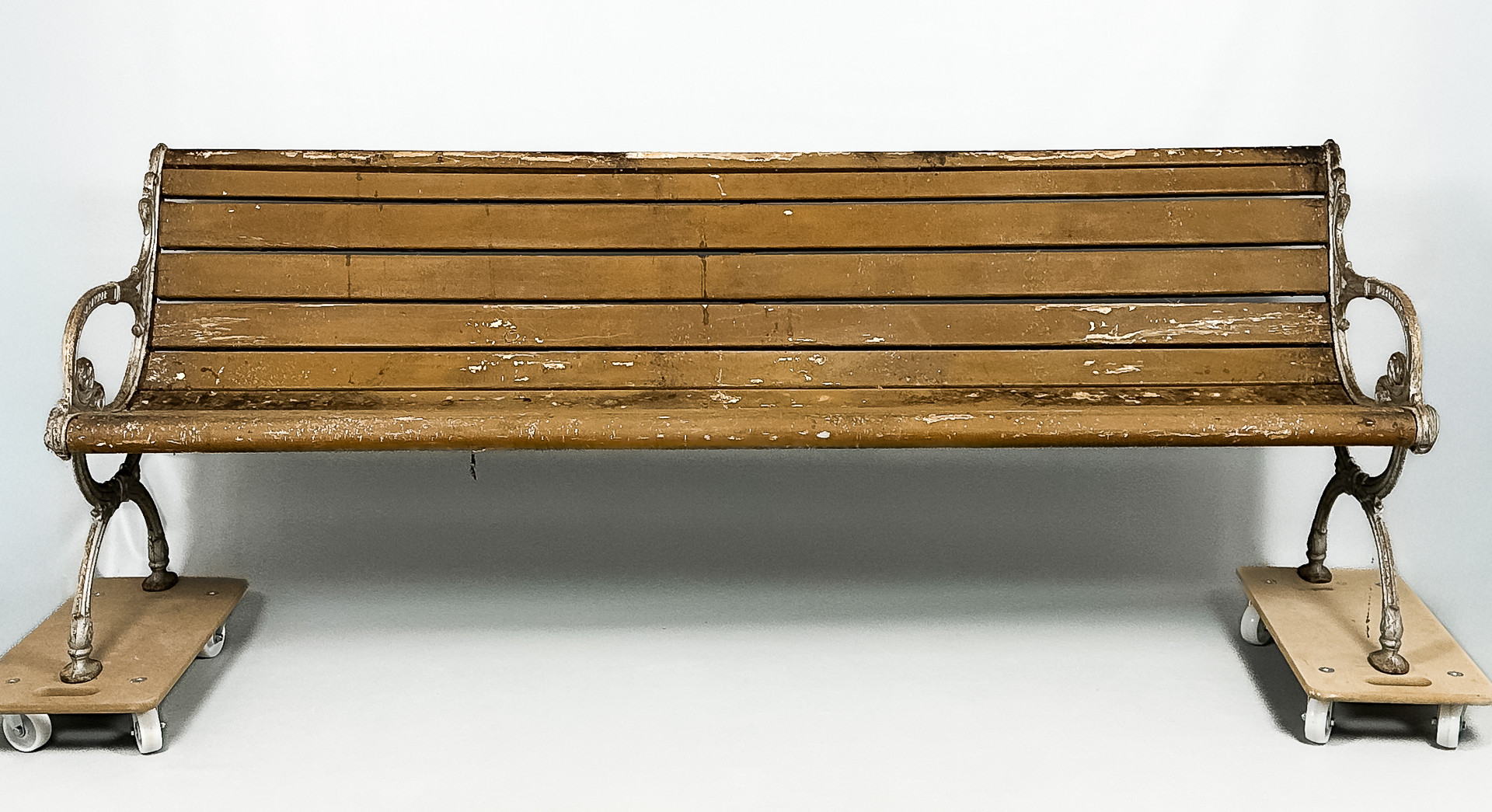 TRÄDGÅRDSSOFFA, gjutjärn, trä, Norrahammar.