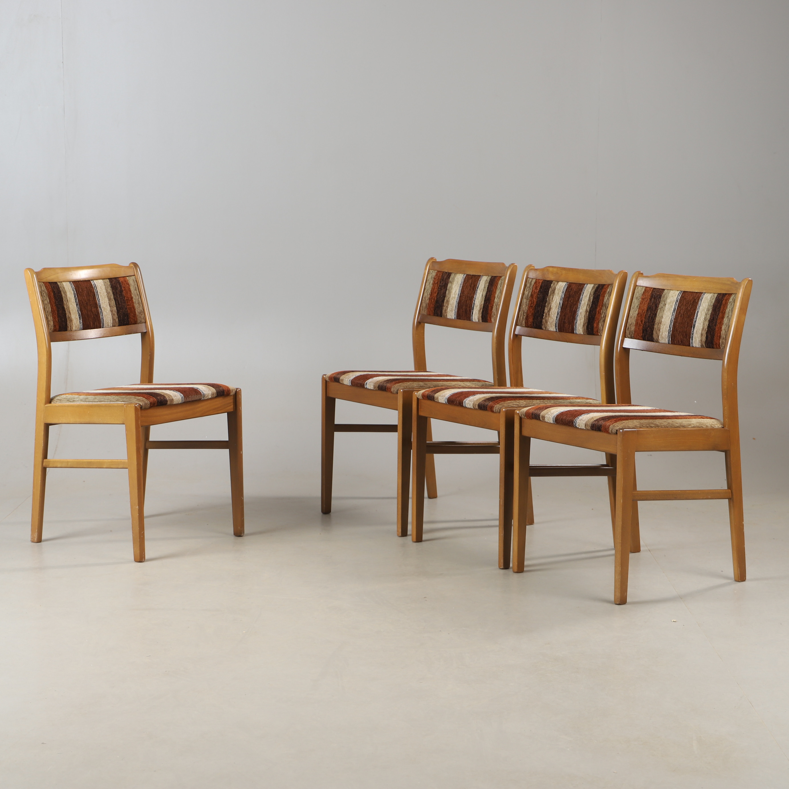 STOLAR, 4 stycken, bok, 1900-talets andra hälft.