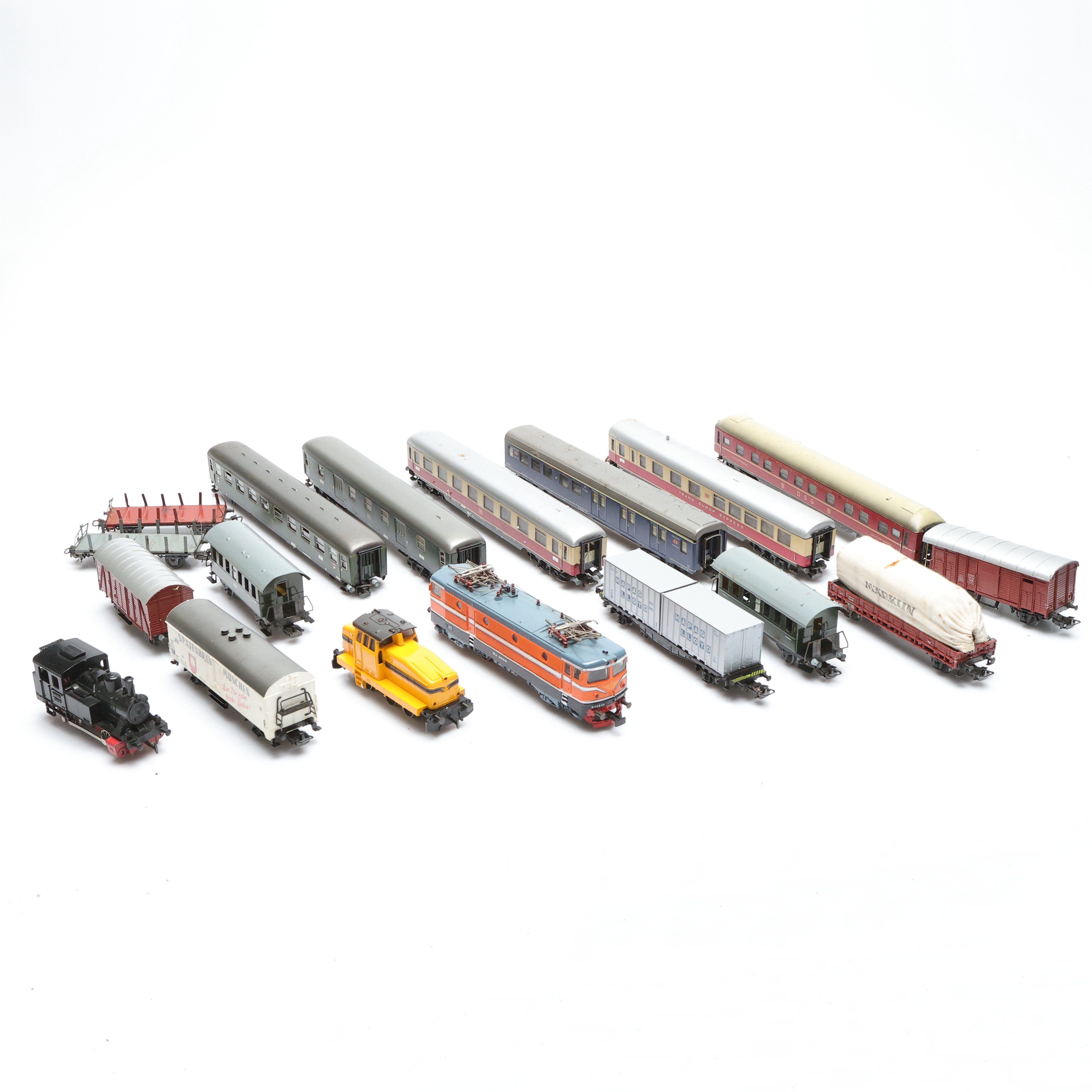 TÅGBANEDELLAR, Märklin, parti.
