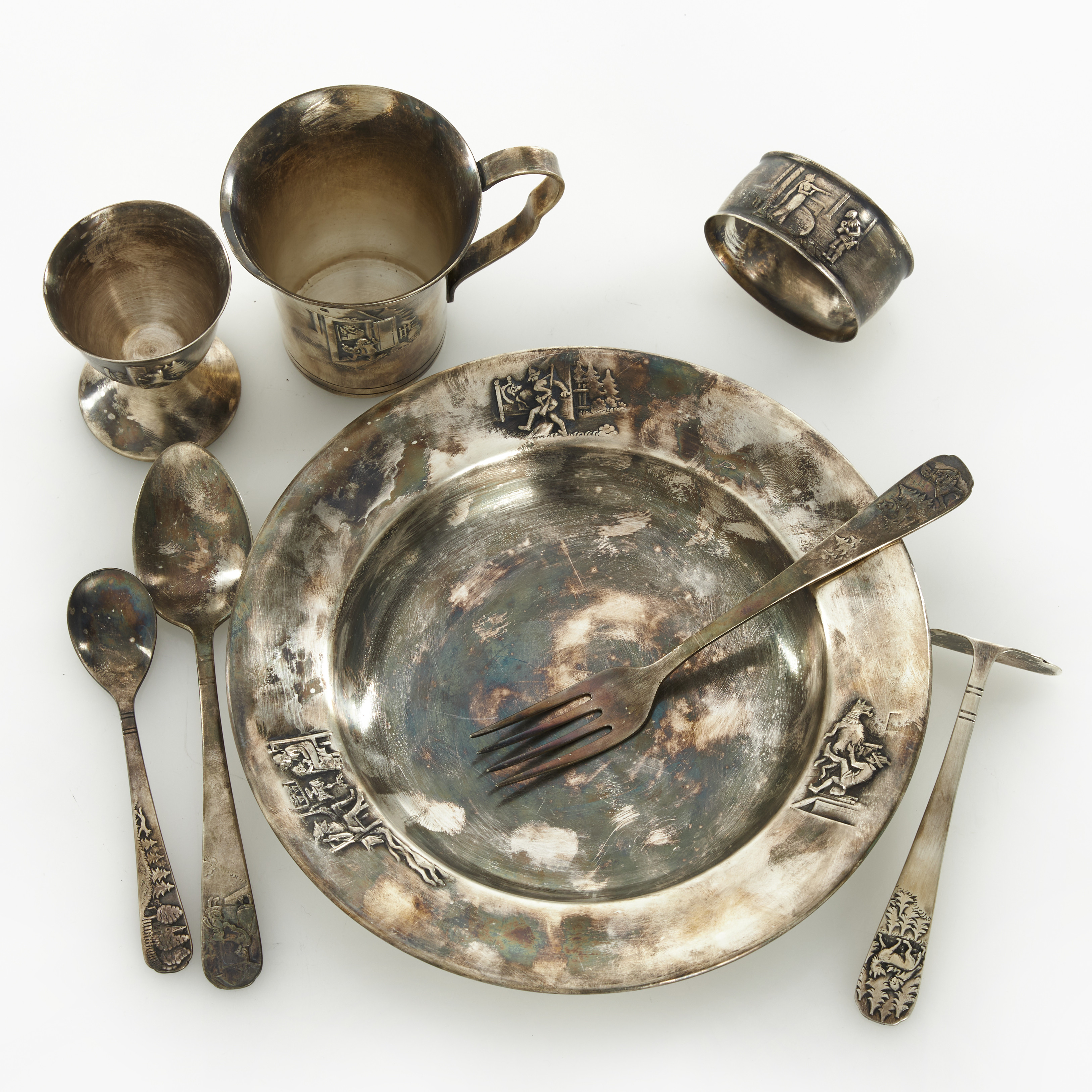 BARNSERVIS, 8 delar "Gero Zilvium 90).