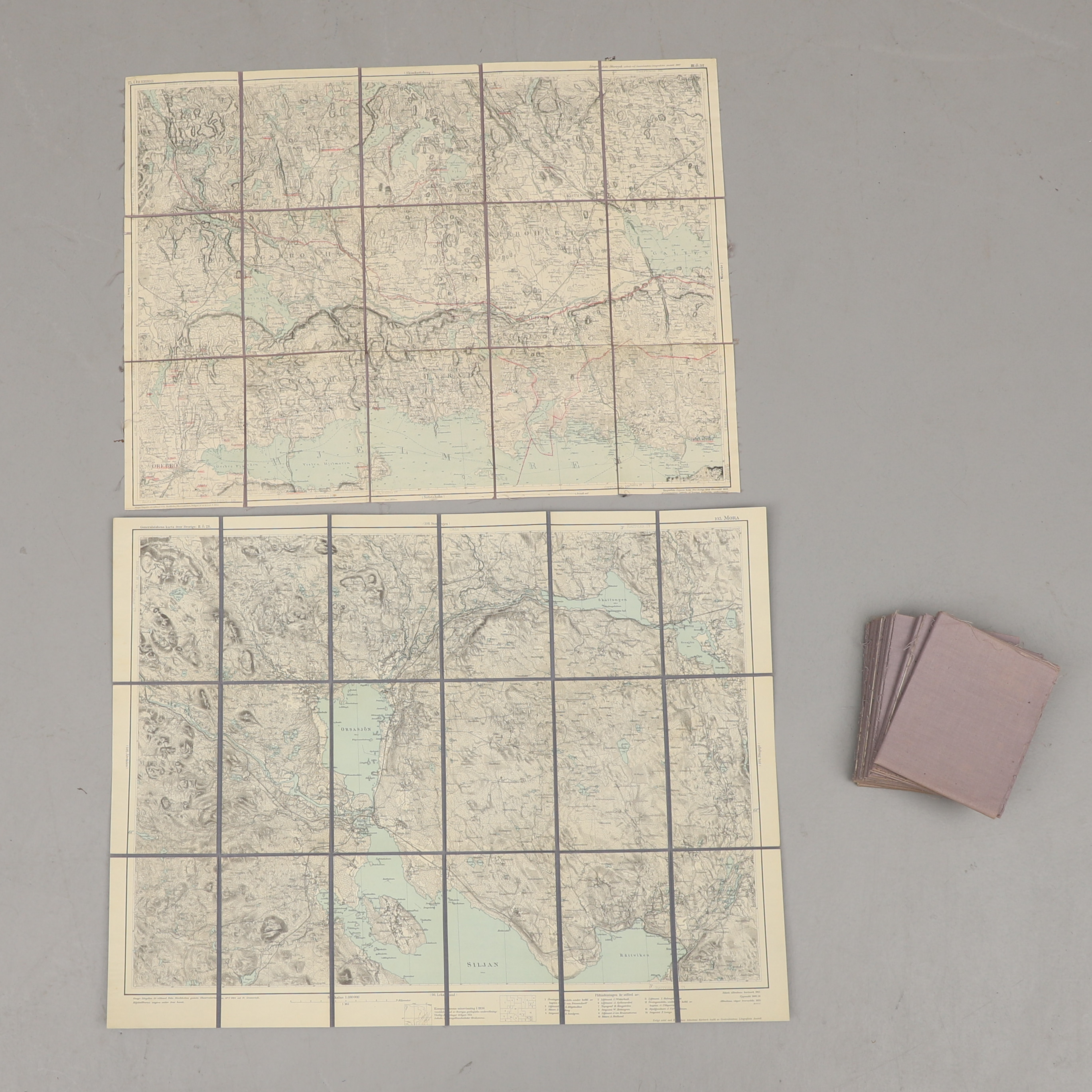 GENERALSTABENS KARTOR, 11 st 1800-tales slut samt 1900-talets första del.