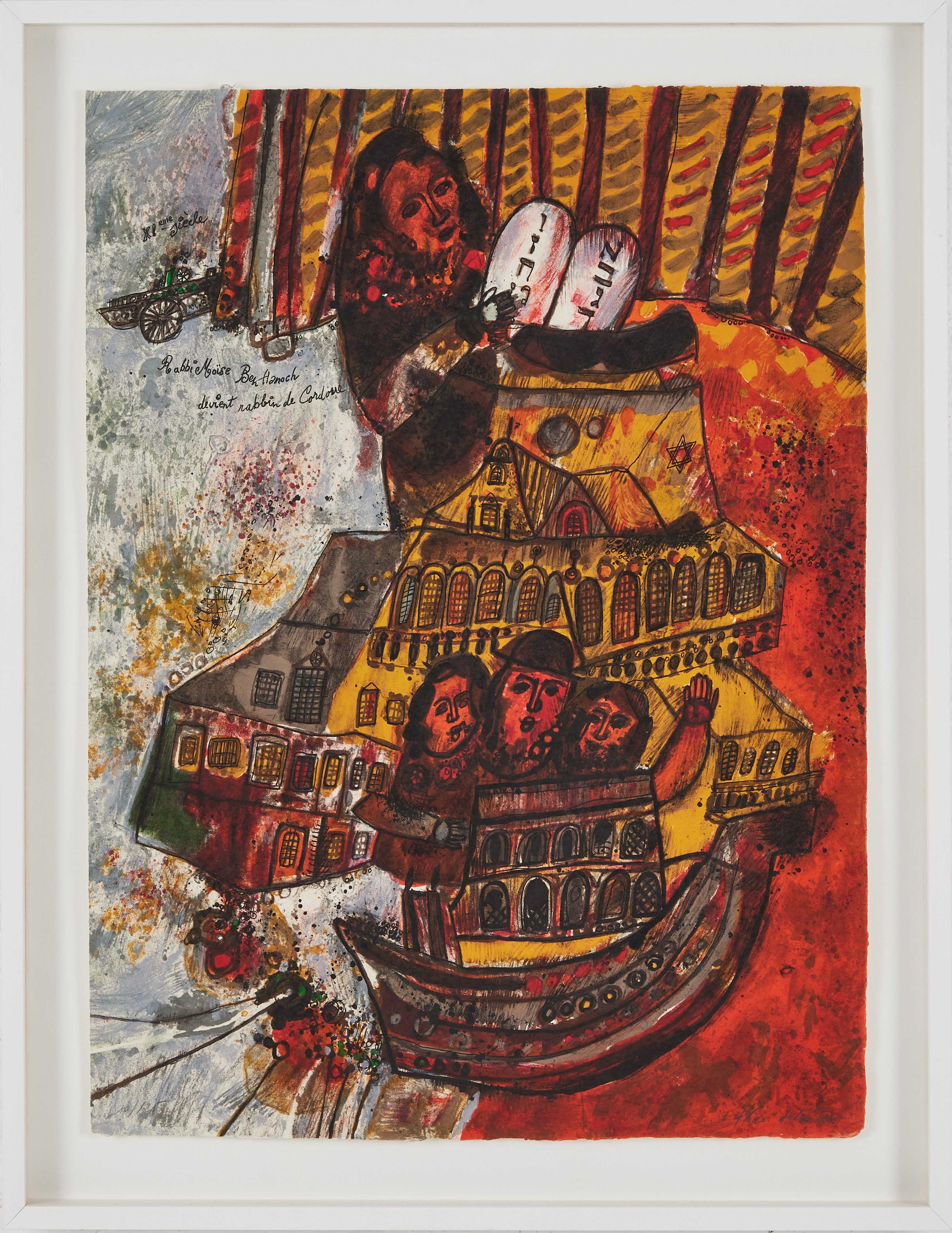 THEO TOBIASSE (Israel / Frankrike, 1927-2012), färglitografi, signerad och numrerad 10/175.