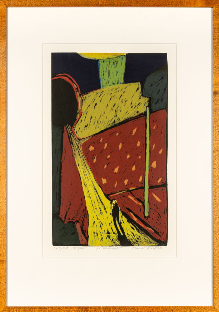 MIKAEL ARVIDSSON. Seriegrafi, "På hemvägen".